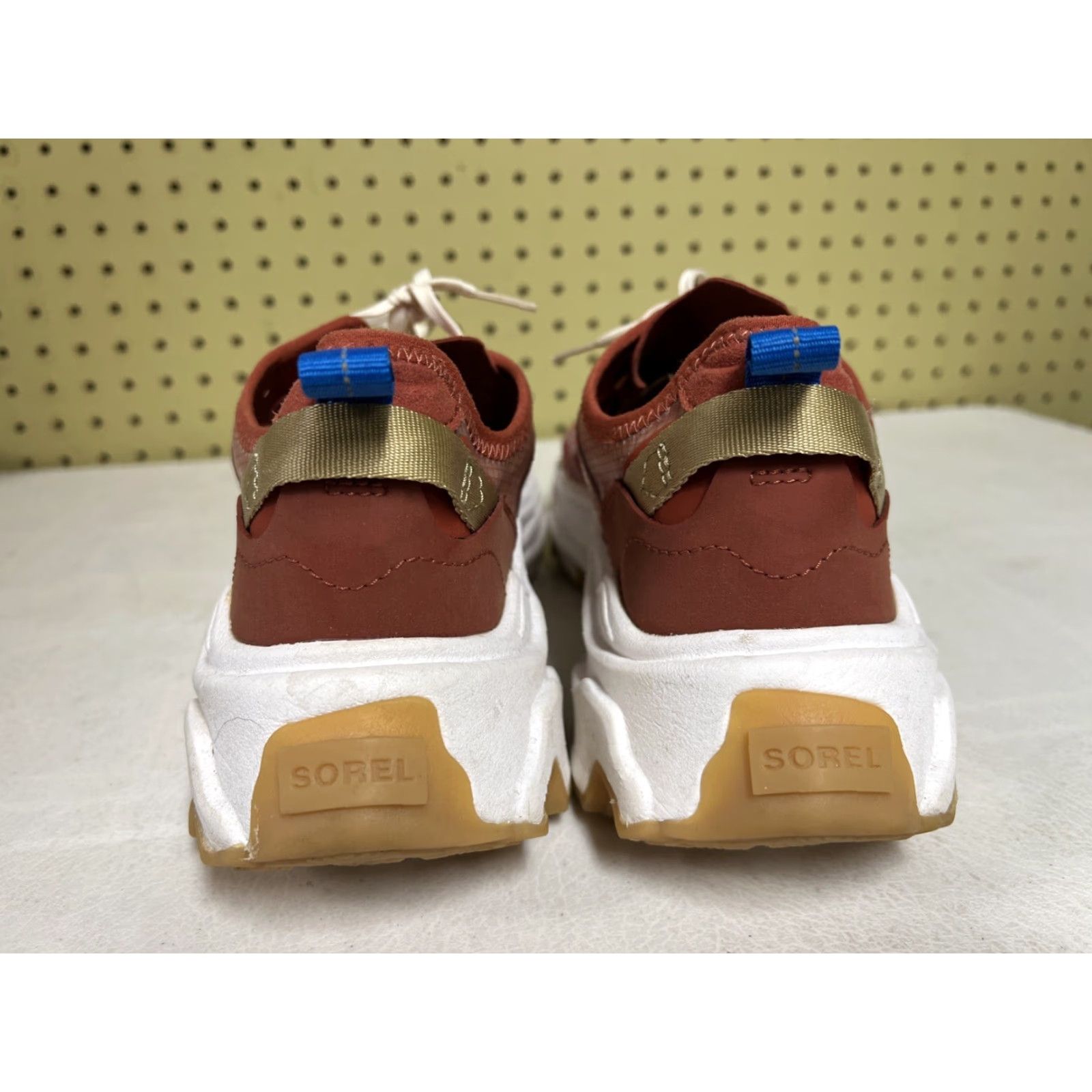 SOREL Sorel Kinetic Breakthru Tech Lace Sneaker Red 12 Women Shoe Lace Up Size US 10 / IT 40 - 6 Thumbnail