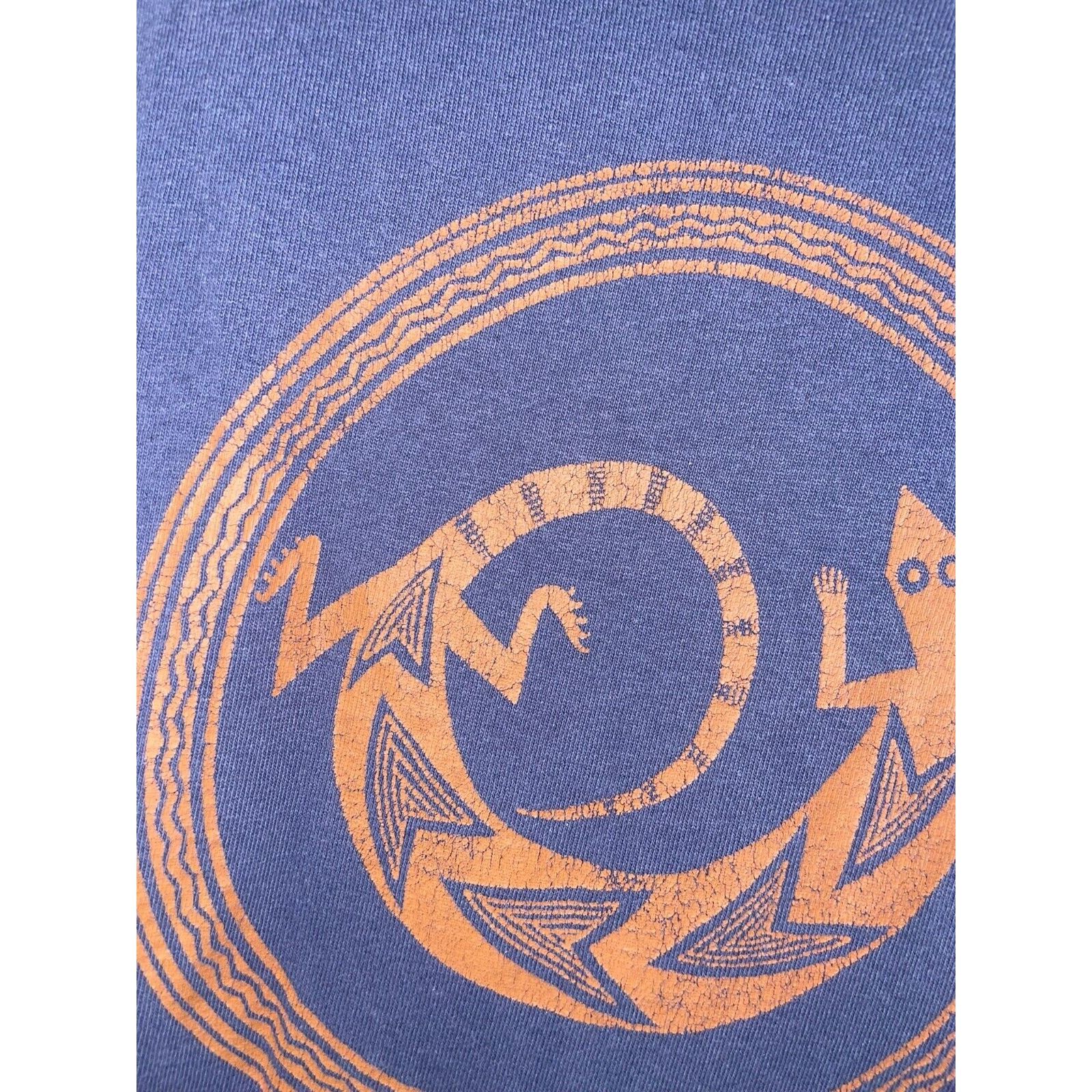 Fruit Of The Loom Vintage Moab Utah Shirt Mimbres Lizard UT Aboriginal Tee 90s Size US XXL / EU 58 / 5 - 4 Thumbnail