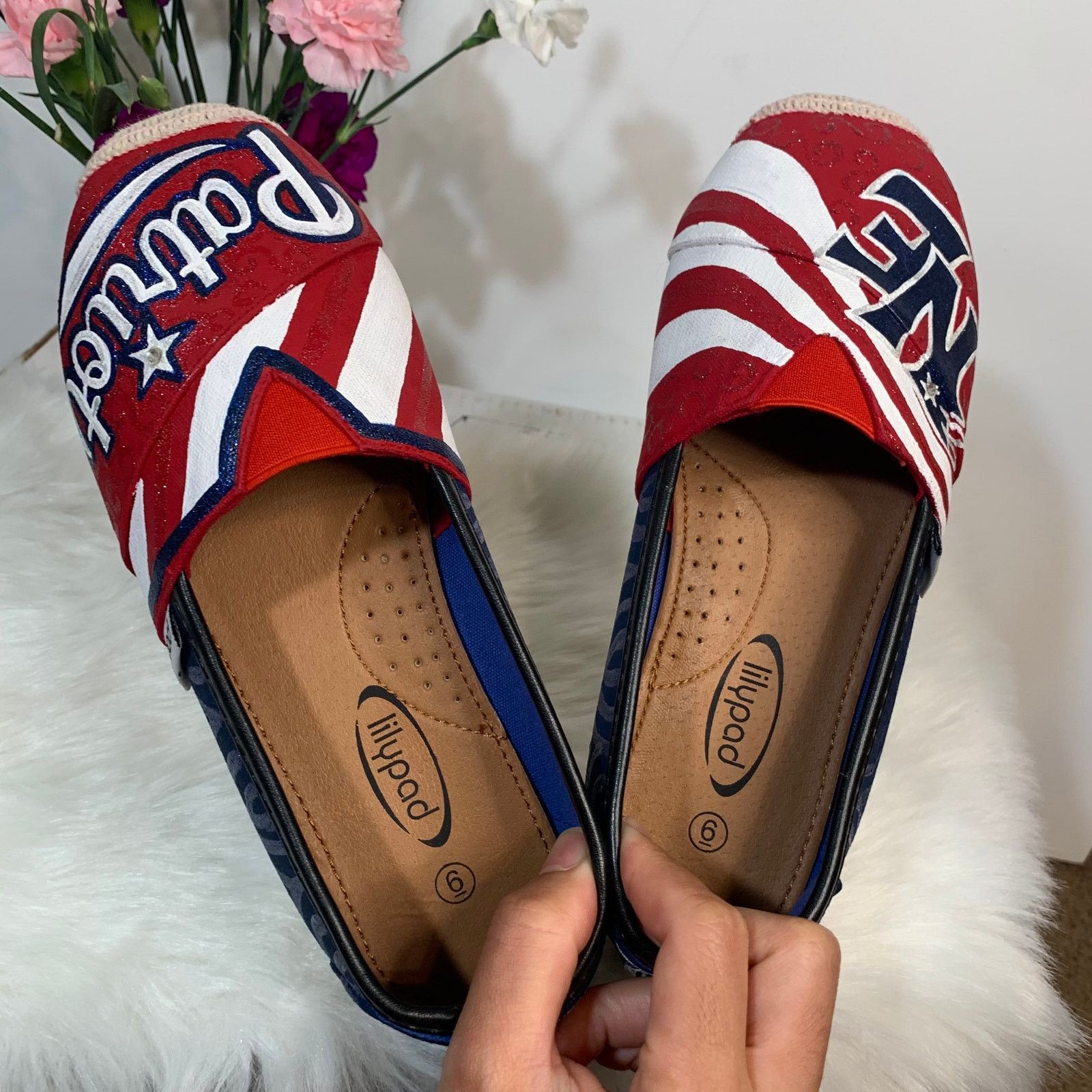 Other Cute Red-Blue Women's Shoes Size 6 Size US 6 / IT 36 - 7 Thumbnail