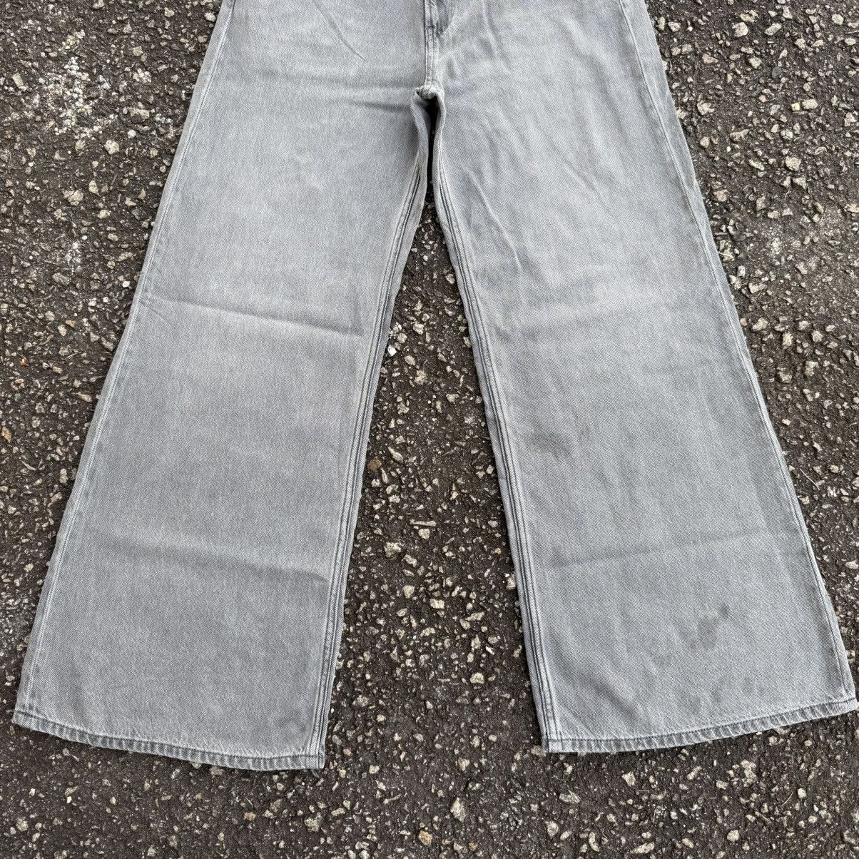 Japanese Brand Vintage Japanese Brand Flare Faded Black Denim Jean Pants Size US 31 - 3 Thumbnail