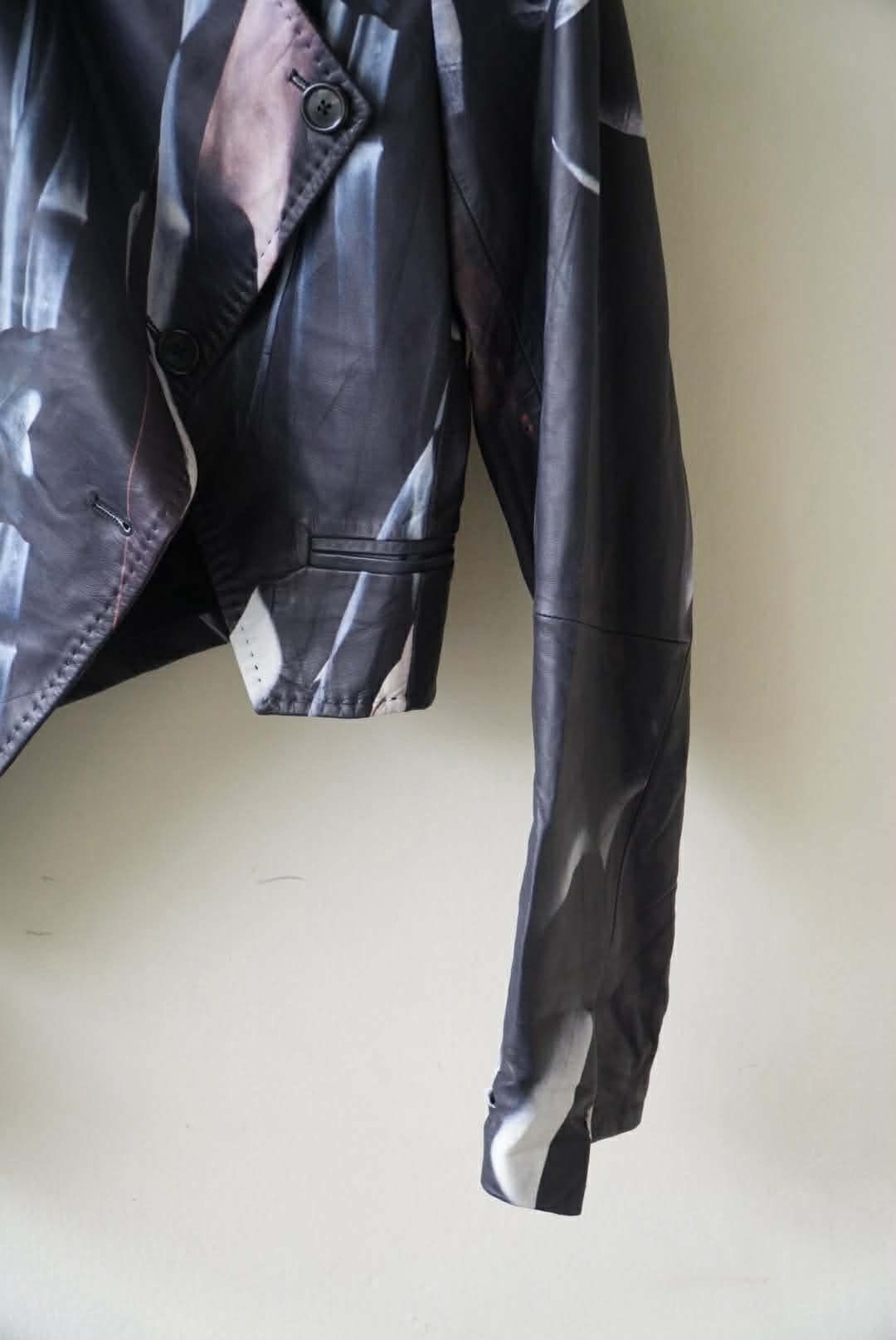 Ann Demeulemeester FW16 Ann Demeulemeester asymmetrical style leather jacket Size XS / US 0-2 / IT 36-38 - 4 Thumbnail