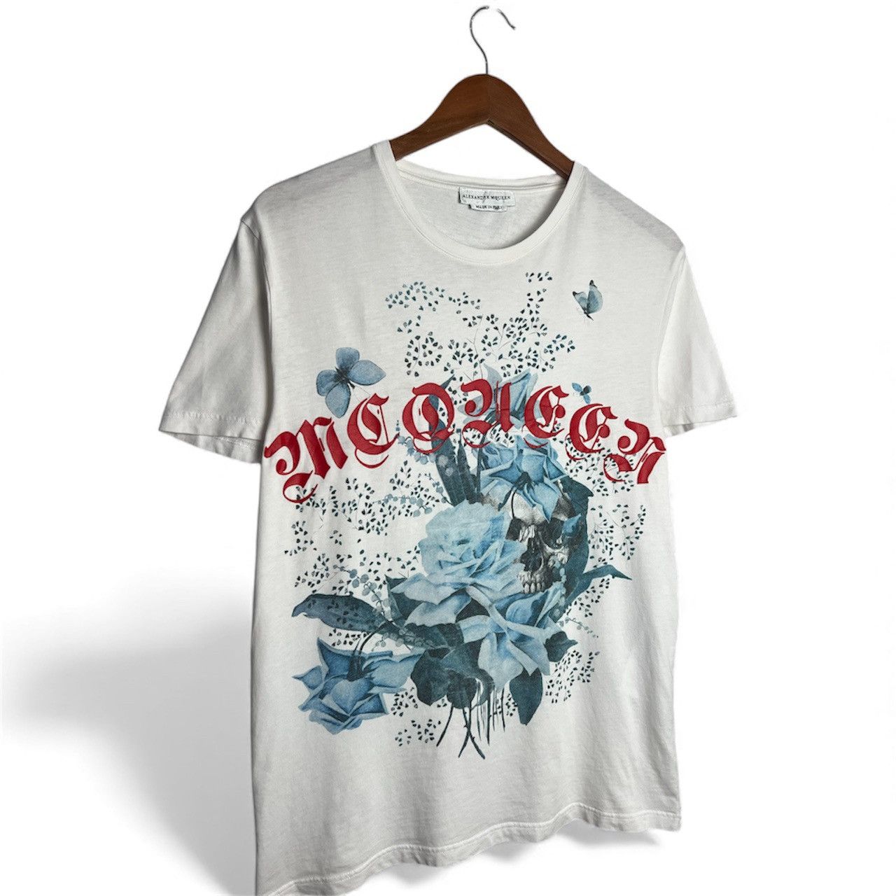 Alexander Mc Queen Rose Skull Shirt