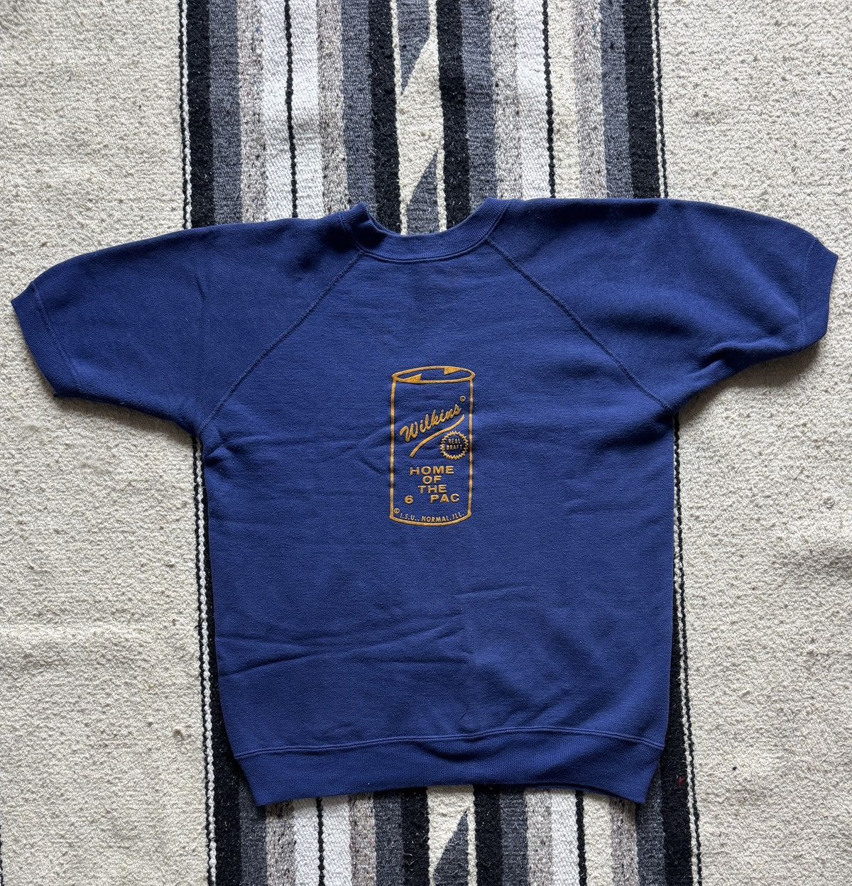Champion True Vintage 1950s/60s Flock Print Wilkins Beer Sweatshirt S Size US S / EU 44-46 / 1 - 1 Thumbnail