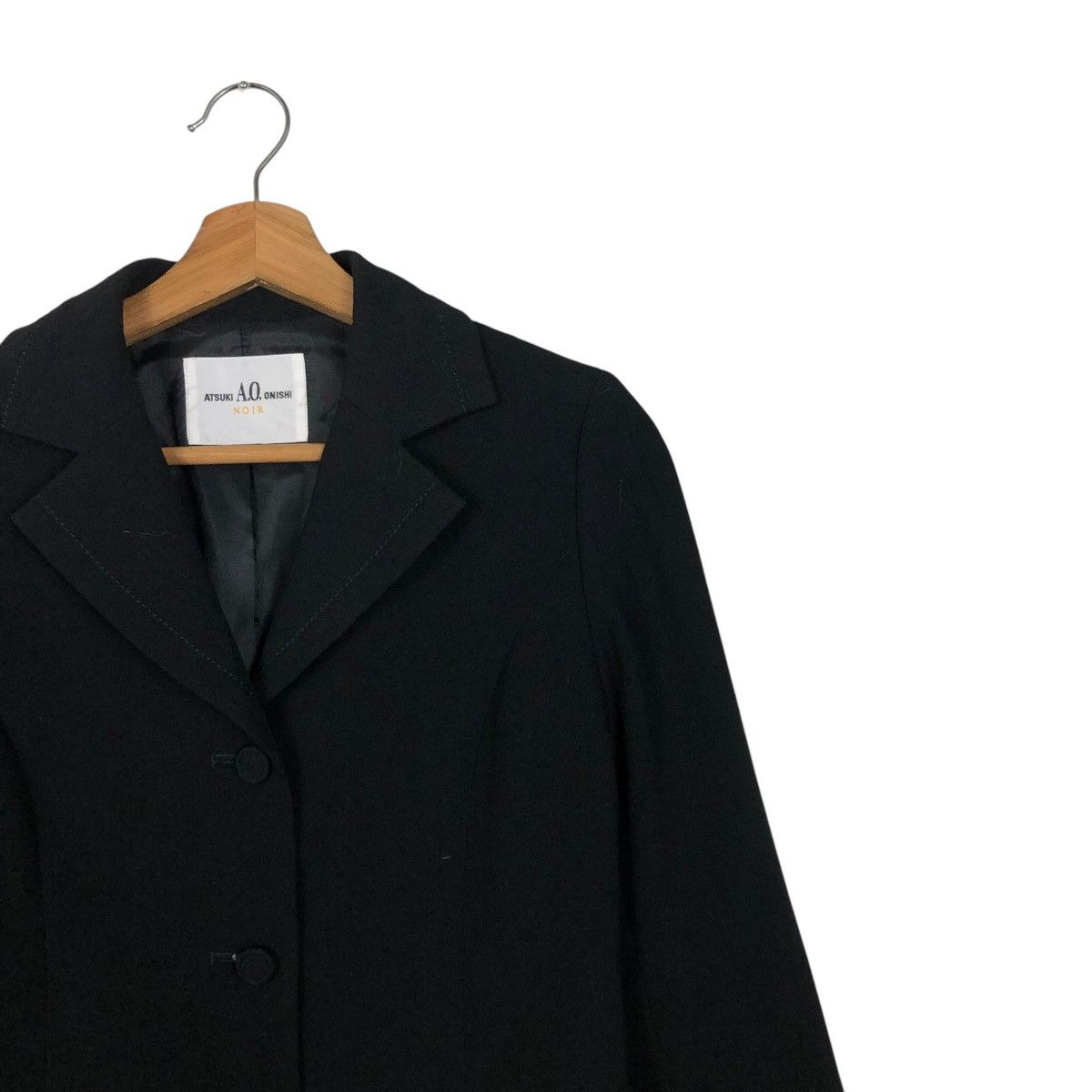 Japanese Brand 🔥CROPPED WOOL JACKET ATSUKI ONISHI NOIR YOHJI YAMAMOTO Size M / US 6-8 / IT 42-44 - 8 Thumbnail