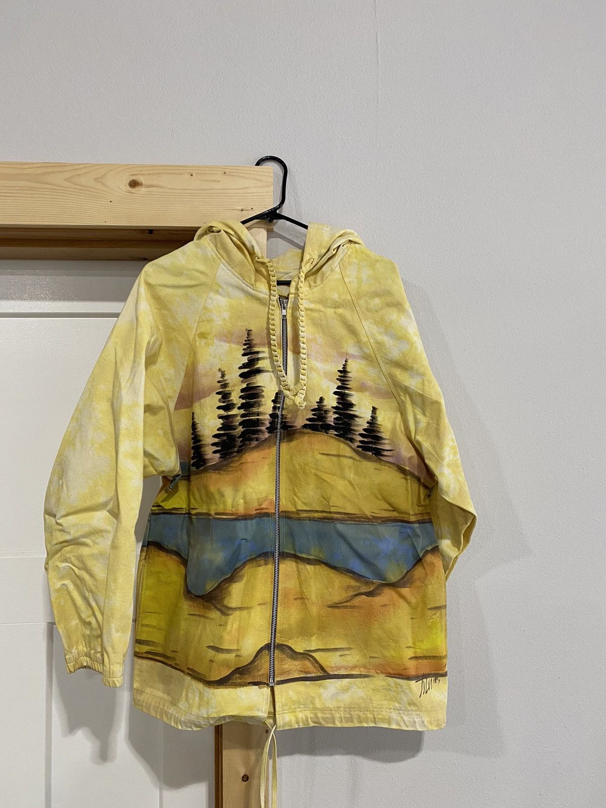 Vintage Canvas All Over Art Jacket Size US S / EU 44-46 / 1 - 1 Thumbnail
