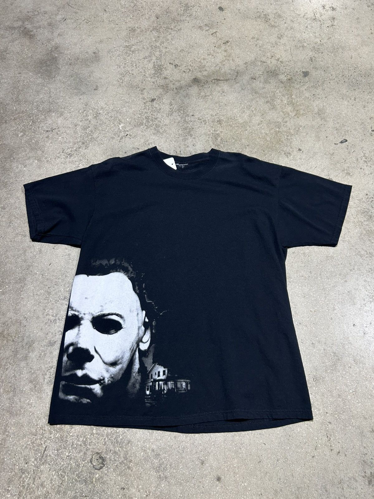 Vintage 2005 Halloween Big Face Michael Myers Tee Size US XL / EU 56 / 4 - 1 Thumbnail