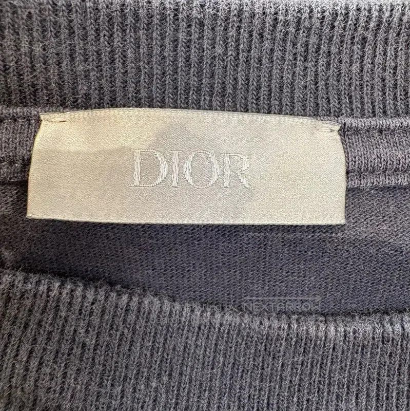 Dior Dior Black Cotton Embroidered Short Sleeve T-Shirt . Size US XS / EU 42 / 0 - 6 Thumbnail