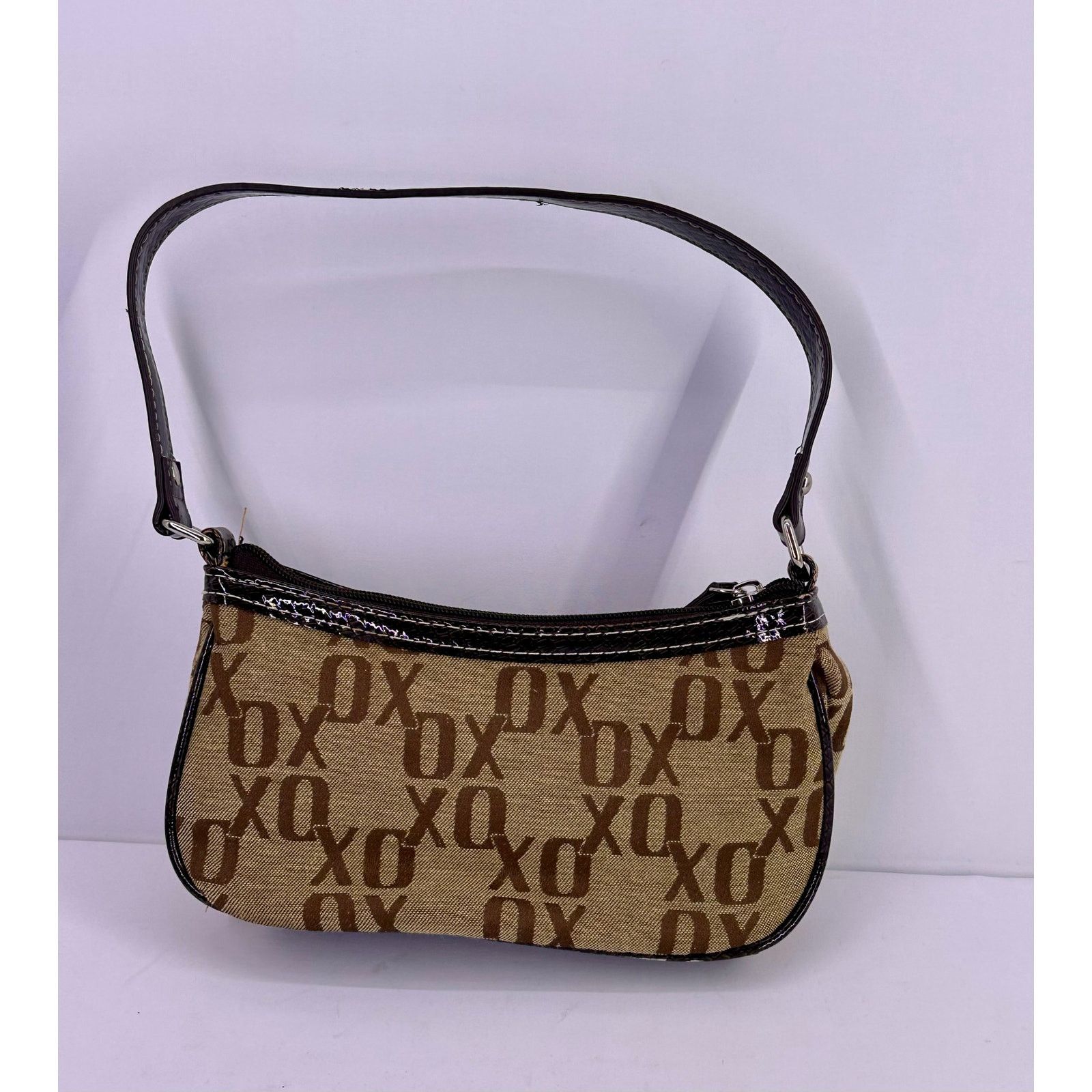 XOXO XOXO Vintage Y2K Faux Leather Trim Shoulder Mini Handbag Size ONE SIZE - 4 Thumbnail