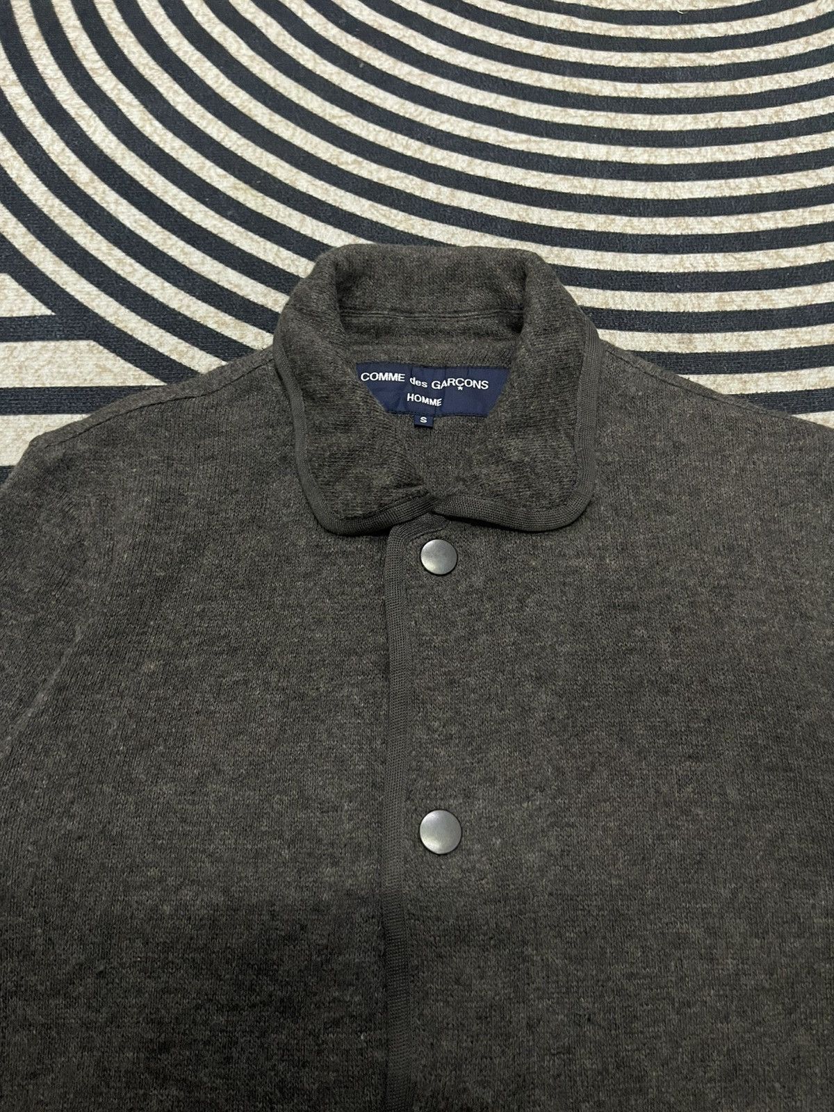 Comme des Garcons Homme AW 2009 COMME DES GARCONS HOMME BUTTON UP WOOL JACKET Size US S / EU 44-46 / 1 - 6 Thumbnail