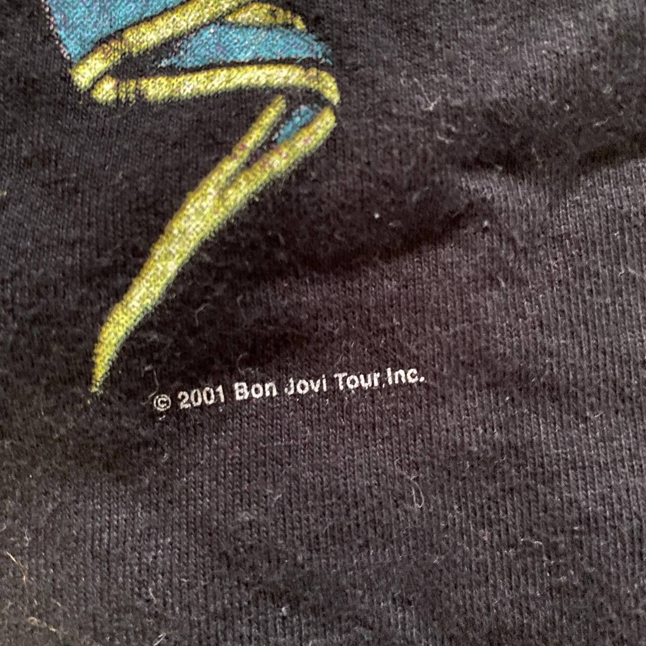 Band Tees VINTAGE Y2K 2001 BON JOVI AMAZING BAND TOUR T SHIRT 90 Size US L / EU 52-54 / 3 - 3 Thumbnail