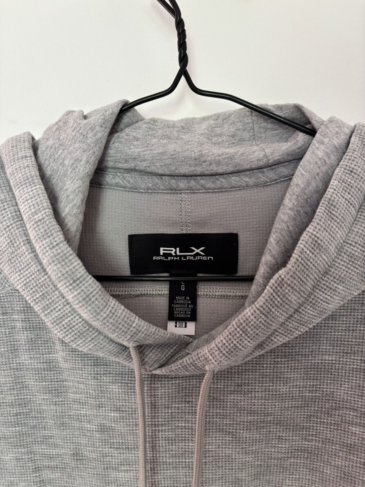 Polo Ralph Lauren RLX Ralph Lauren Performance Thermal Waffle Knit Hoodie Size US L / EU 52-54 / 3 - 3 Thumbnail