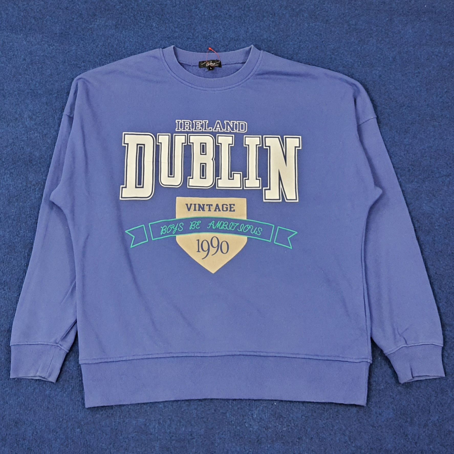 Other Vintage IRELAND DUBLIN Country Promo Sweatshirts C240N1 Size US XL / EU 56 / 4 - 1 Thumbnail