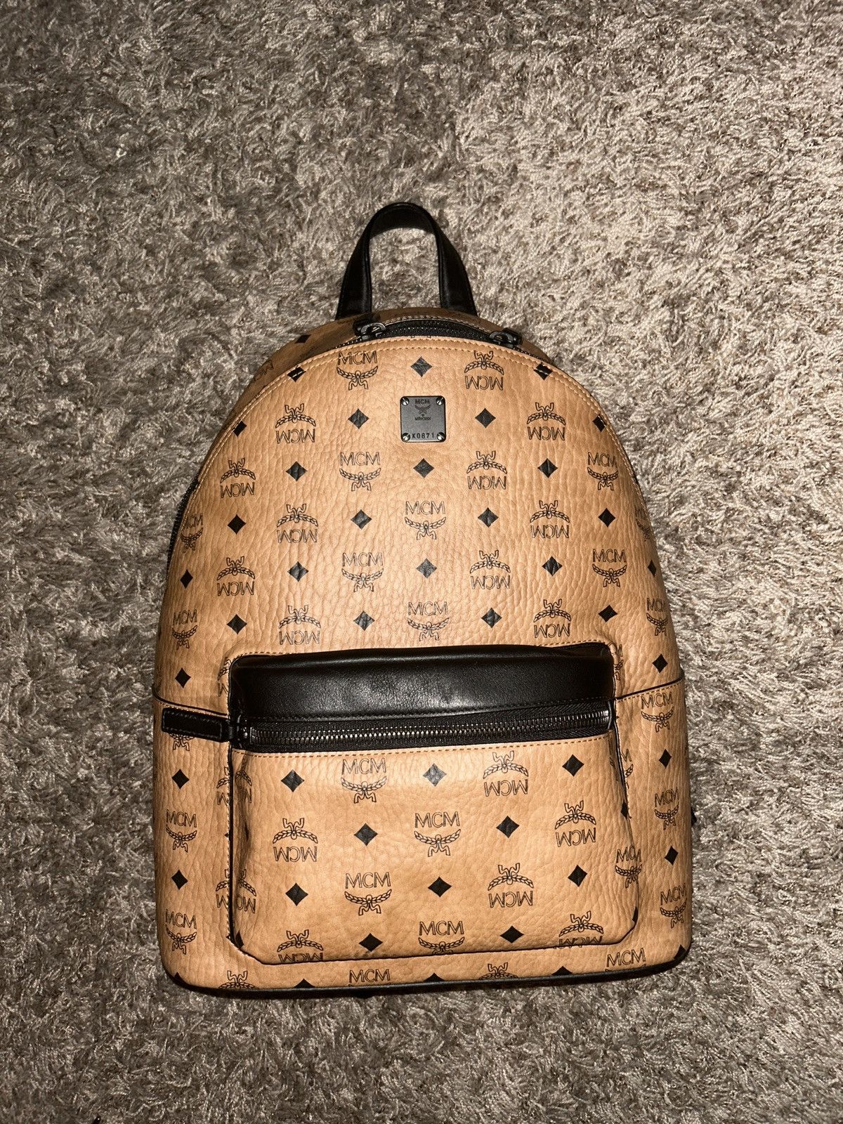 MCM MCM Stark Visetos Monogram Backpack Size ONE SIZE - 2 Thumbnail
