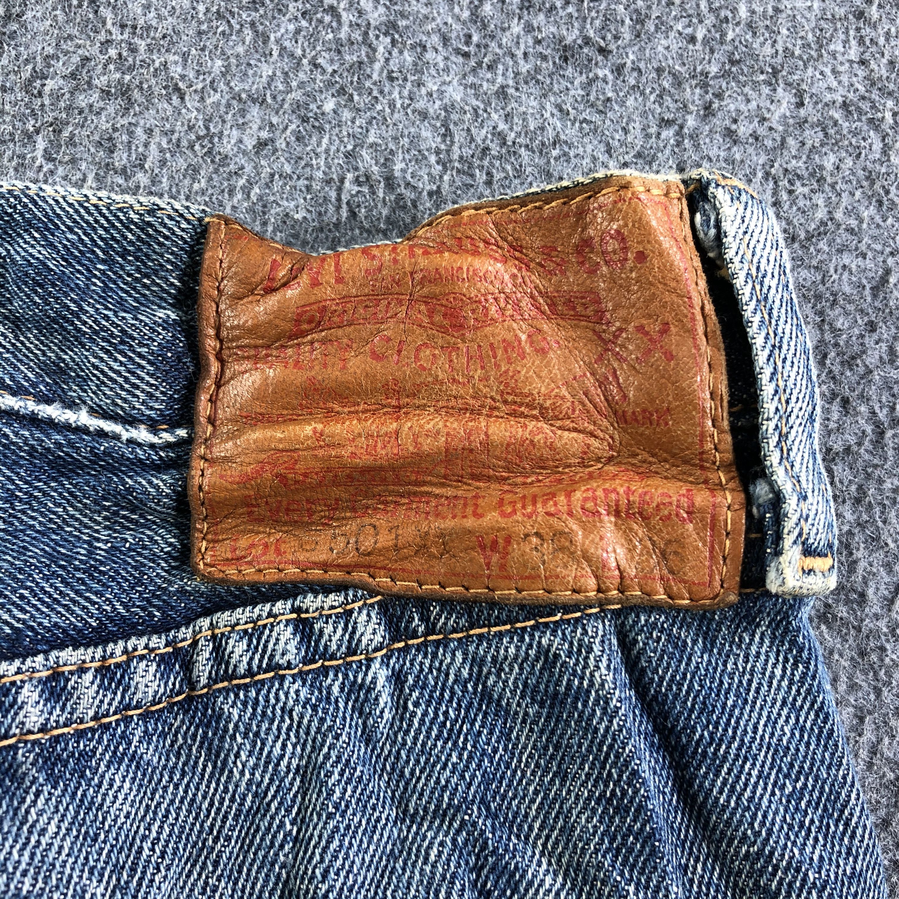 Vintage Blue Wash Levis 501 Jeans-J3732