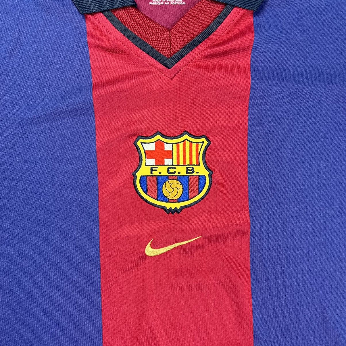 Nike Rare! Barcelona Nike Soccer Jersey Shirt 00s Vintage Size US M / EU 48-50 / 2 - 9 Thumbnail