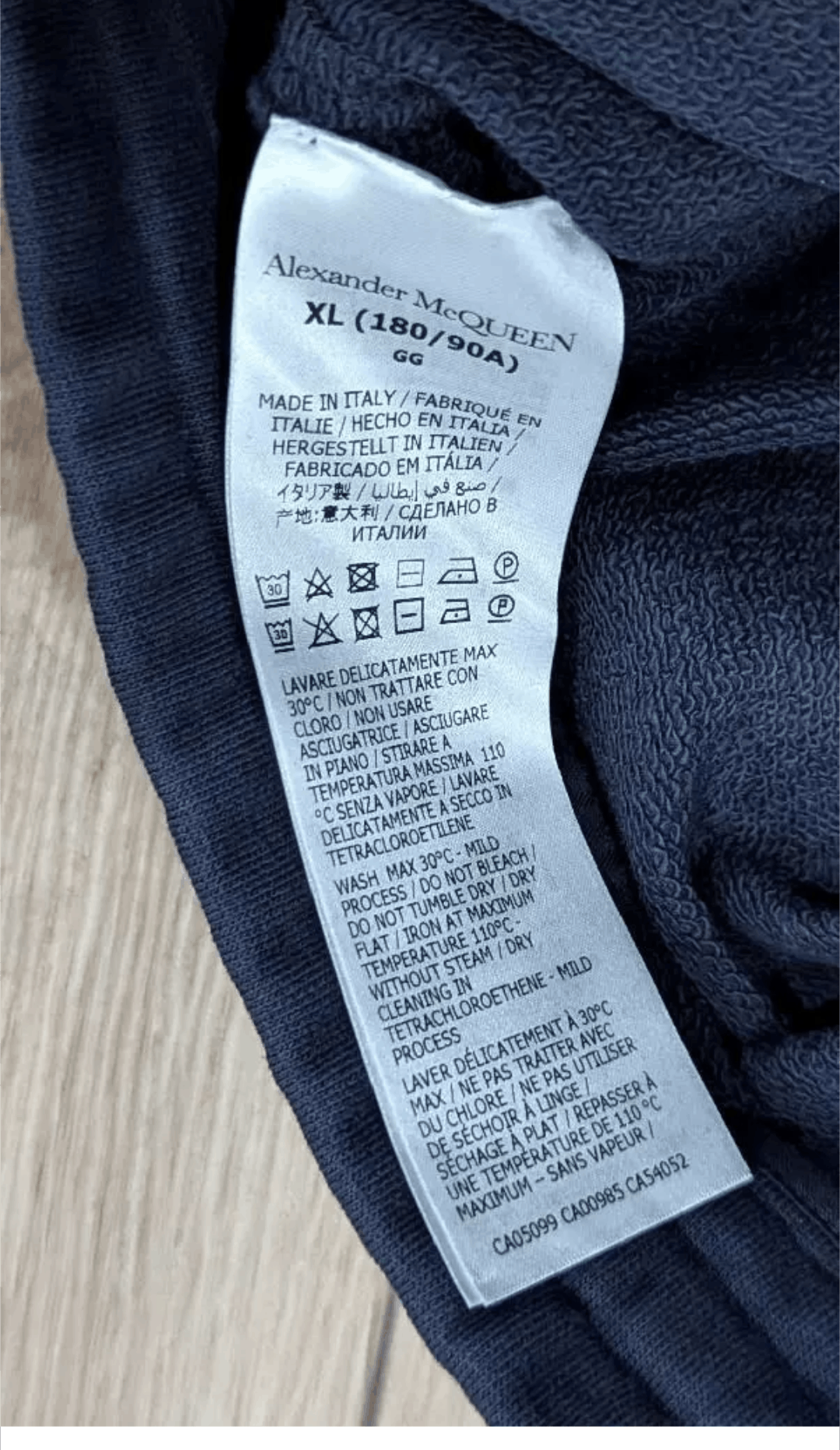 Alexander McQueen Alexander McQueen Skull Logo Jogger Pants Navy XL Size US 36 / EU 52 - 6 Thumbnail