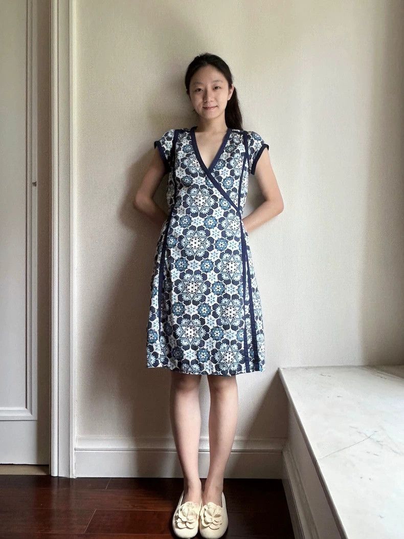 Kenzo KENZO Blue and white diagonal collar Chinese body-hugging Size XS / US 0-2 / IT 36-38 - 8 Thumbnail