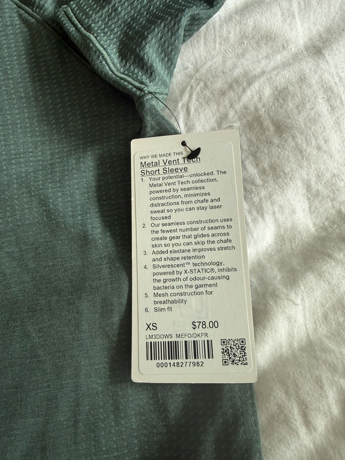 Lululemon Metal Vent Tech Short Short Sleeve Size US XS / EU 42 / 0 - 4 Thumbnail