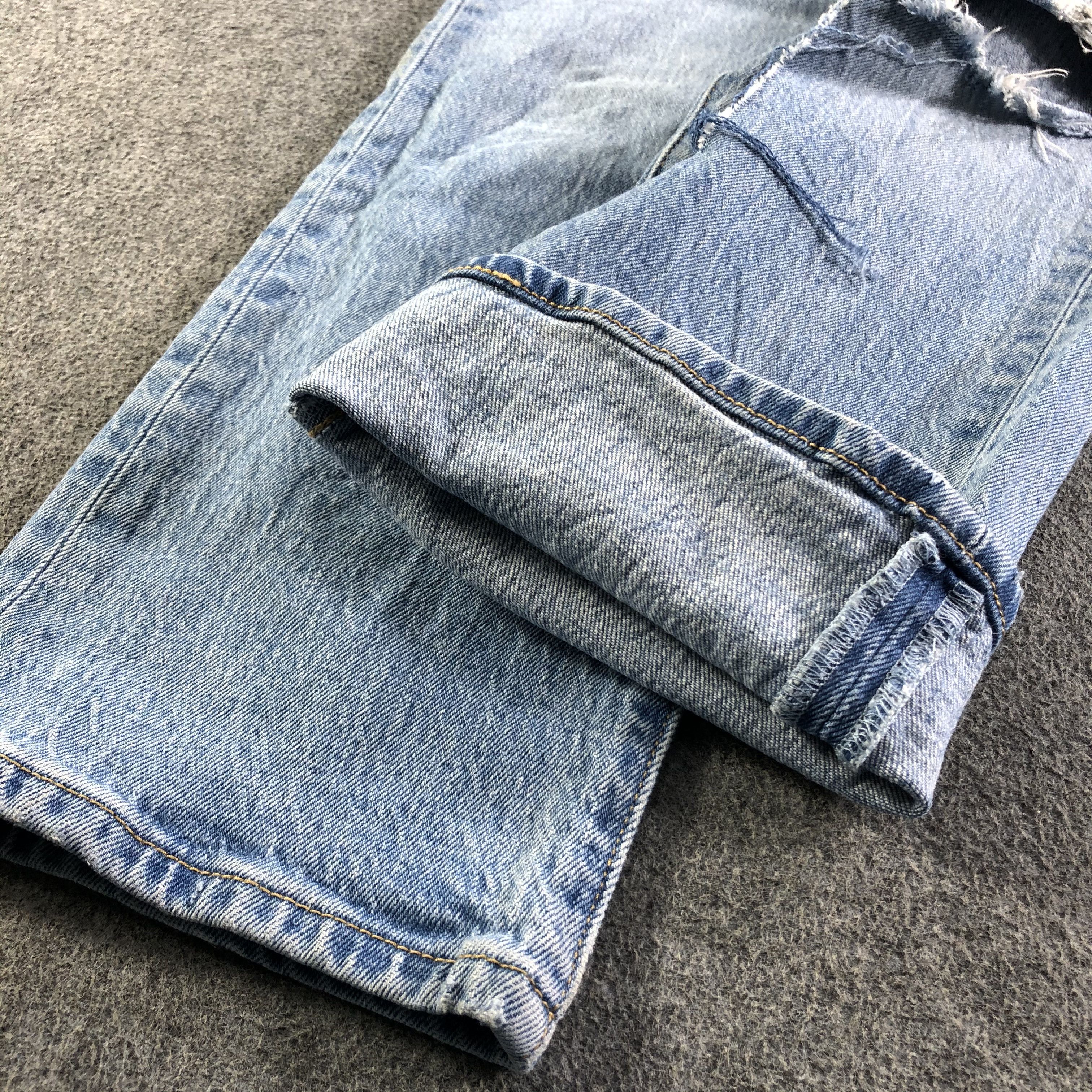 Levi's Vintage Blue Wash Levis 501 Jeans-J3484 Size 30" / US 8 / IT 44 - 6 Thumbnail