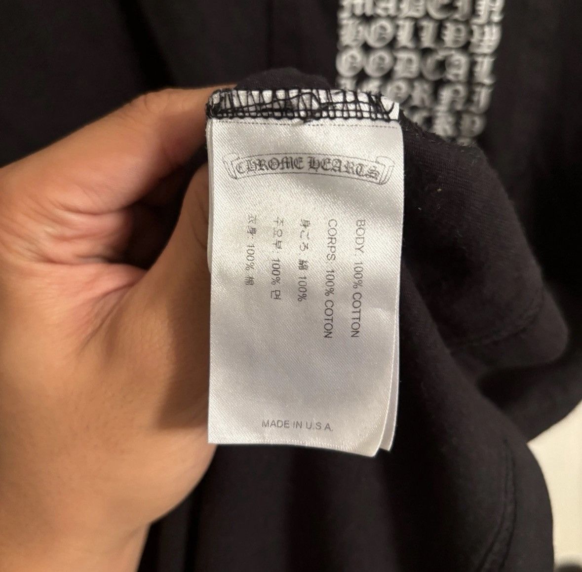 Chrome Hearts Size M Chrome Hearts Multi Logo T-Shirt' Black' Clean Rare Size US M / EU 48-50 / 2 - 20 Thumbnail