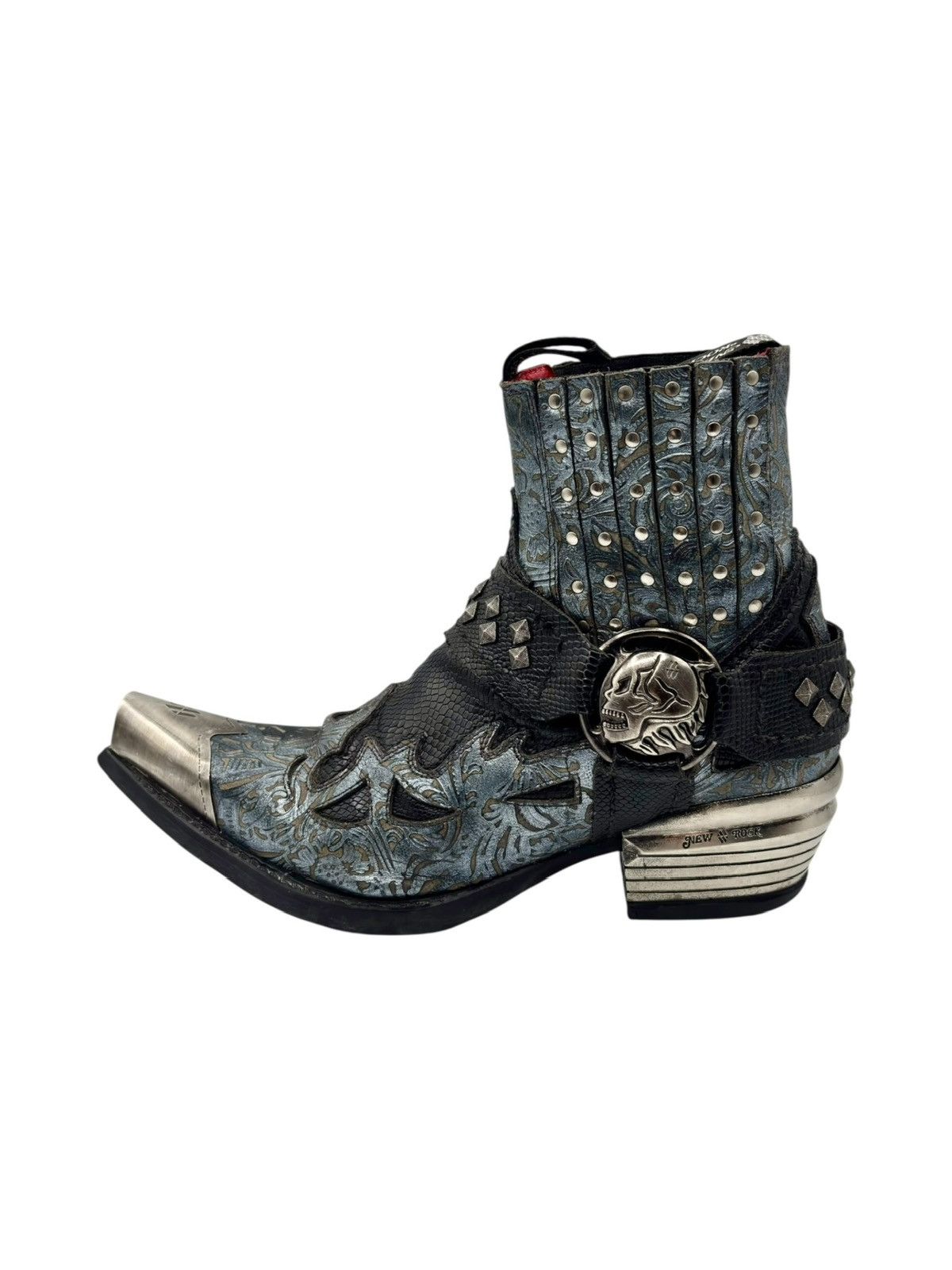 New Rock Vintage New Rock steel cap cowboy boots Size 40 Size US 10 / IT 40 - 7 Thumbnail