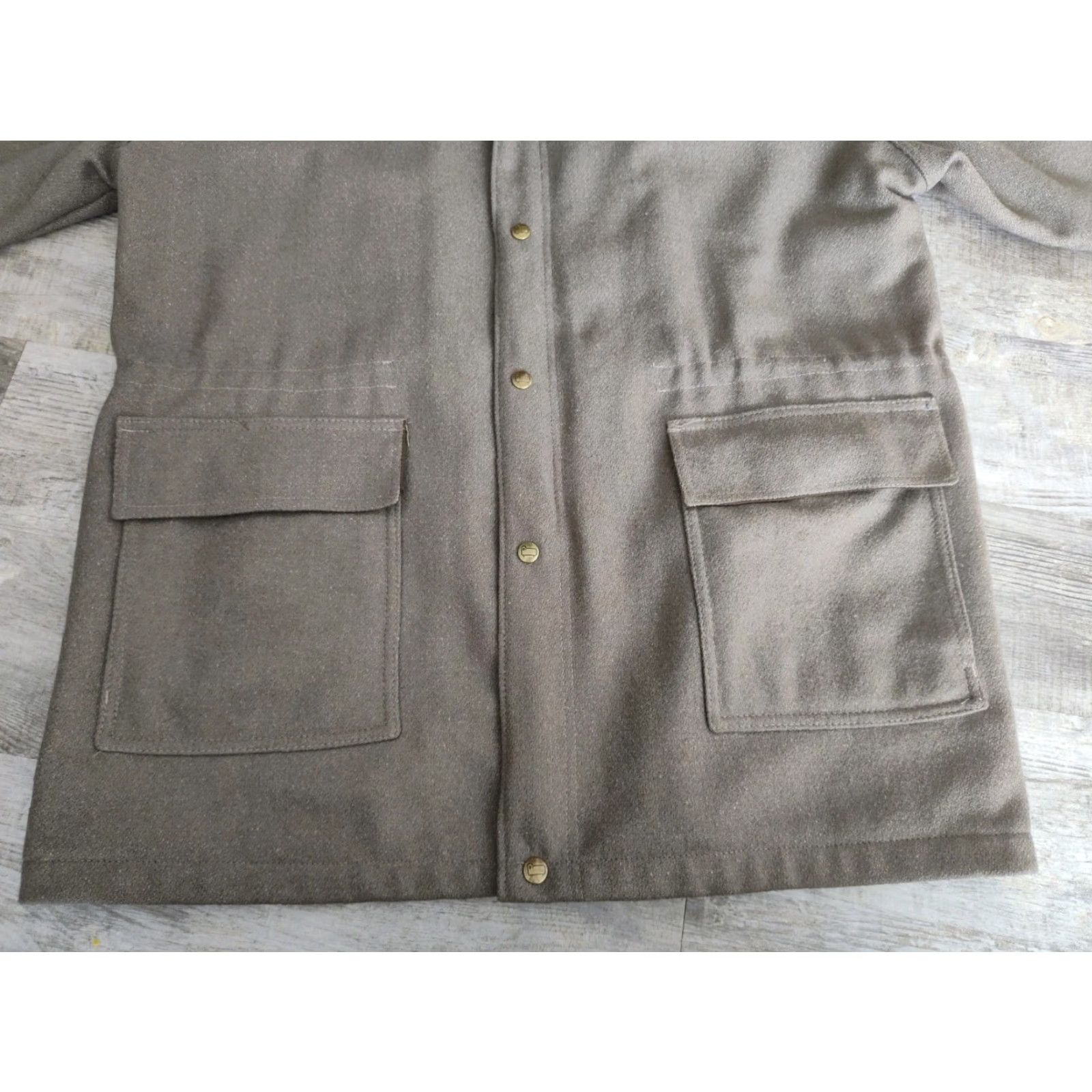 Vintage Vintage Woolrich Jacket Mens XL Beige Parka 60s 70s Outdoor Chore Workwear USA Made Wool Parka Size US XL / EU 56 / 4 - 6 Thumbnail