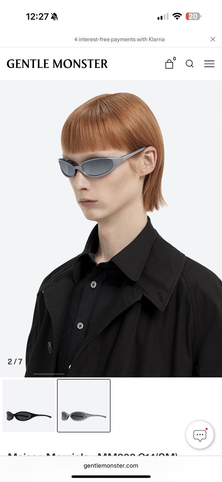 Gentle Monster × Maison Margiela Maison Margiela - MM202 G14(SM) Size ONE SIZE - 3 Thumbnail
