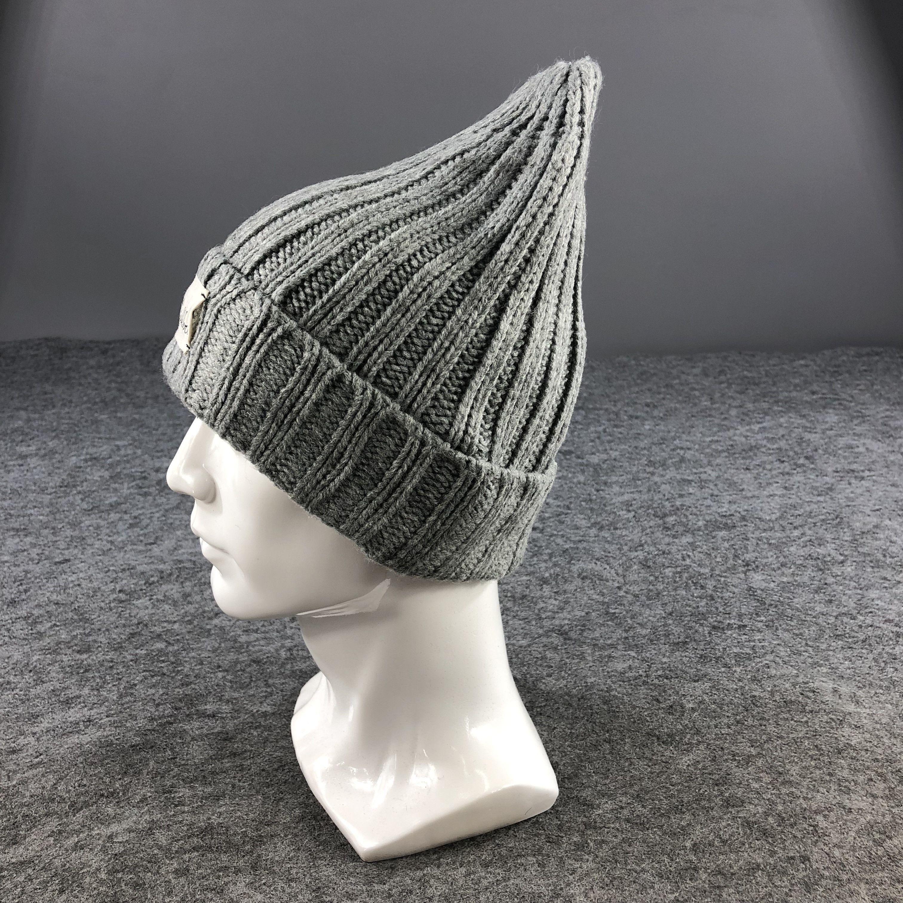 Vintage Neo Folklore Grey Beanie Snowcap Snow Hat B417 Size ONE SIZE - 2 Thumbnail