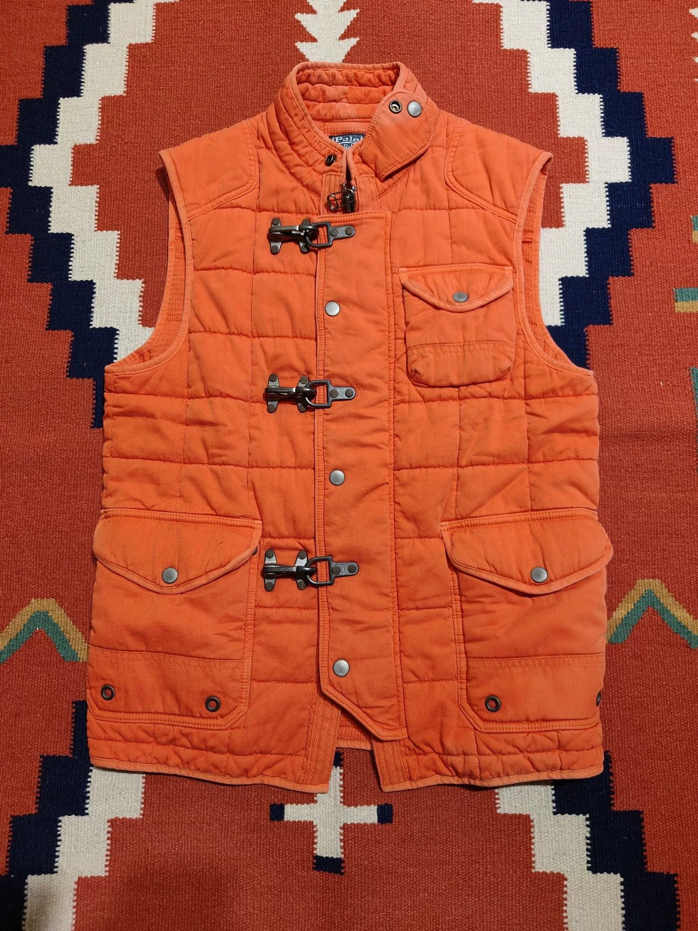 RRL Ralph Lauren Ralph Lauren Orange Heavy-Duty Vest Size US S / EU 44-46 / 1 - 1 Thumbnail