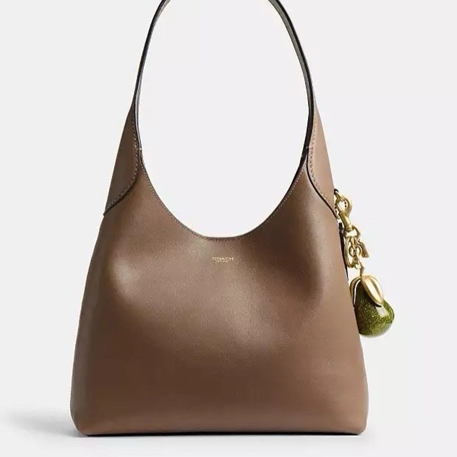 Coach NWT Coach Pear Bag Charm CAX73 Brass/Green Multi Size ONE SIZE - 6 Thumbnail