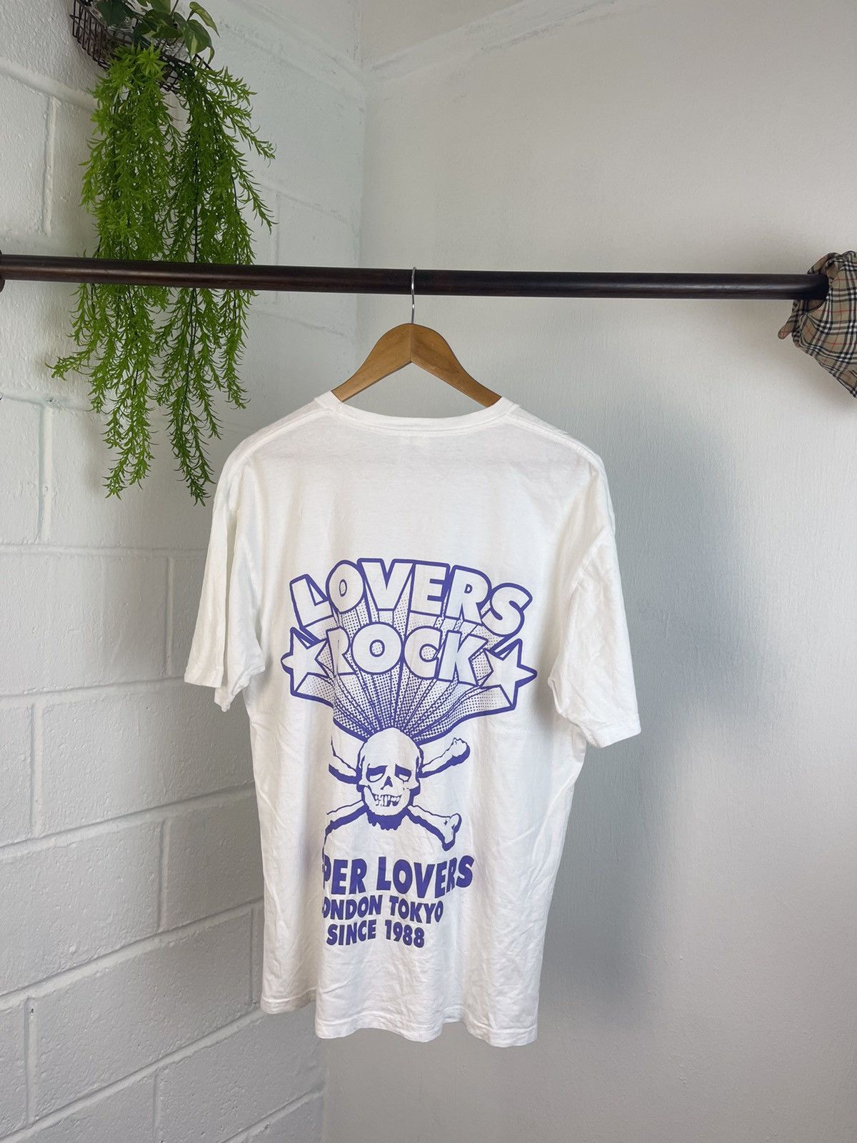 Hysteric Glamour 2000s Lover Rock Super Lovers Purple Print Tee b2 Size US L / EU 52-54 / 3 - 5 Thumbnail