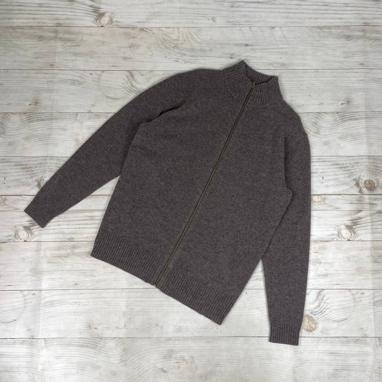 Vintage WoolOvers Sweater Full Zip Wool Knit Size US M / EU 48-50 / 2 - 1 Thumbnail