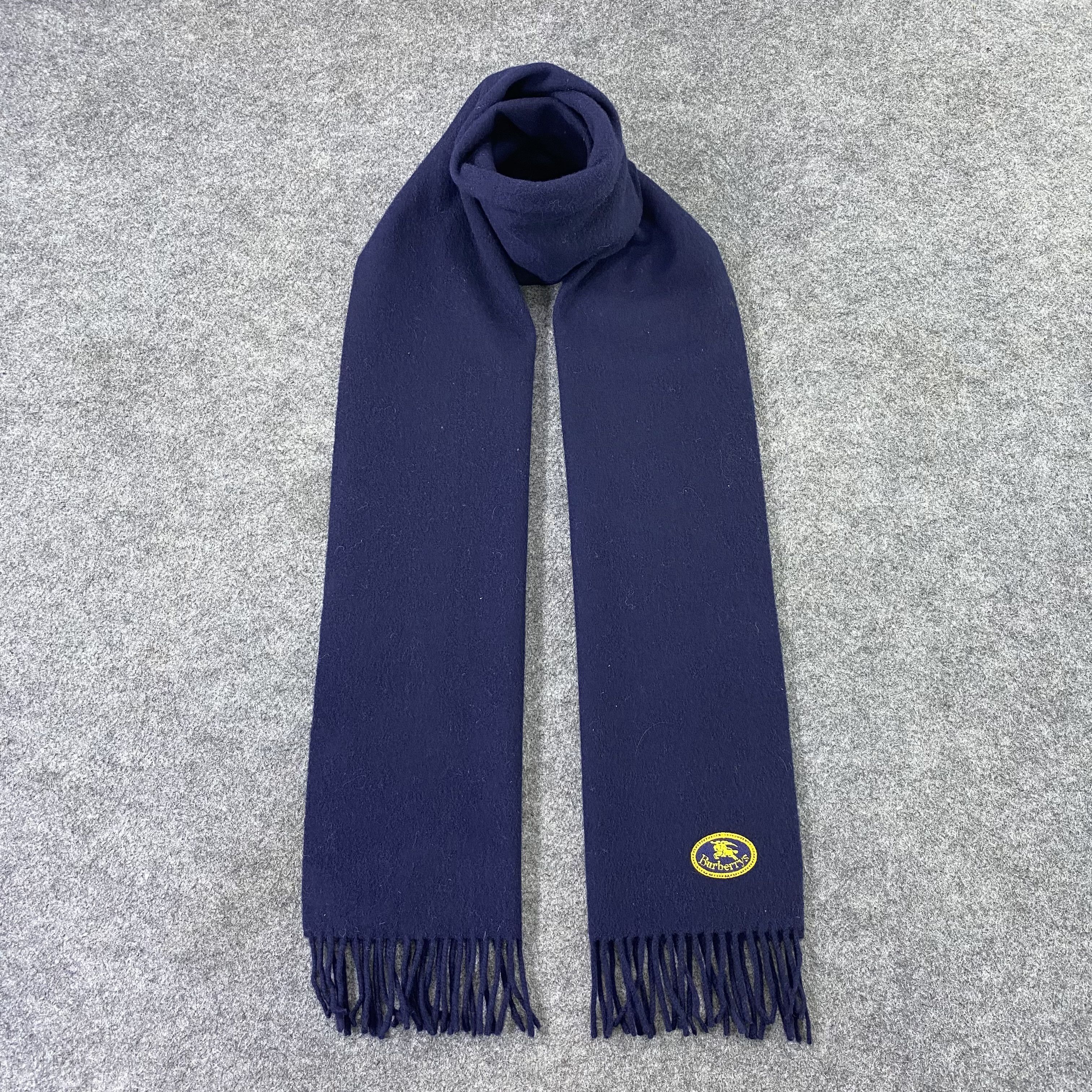 Burberry Burberry Wool Muffler / Scarf / Neckwear-T1514 Size ONE SIZE - 1 Thumbnail