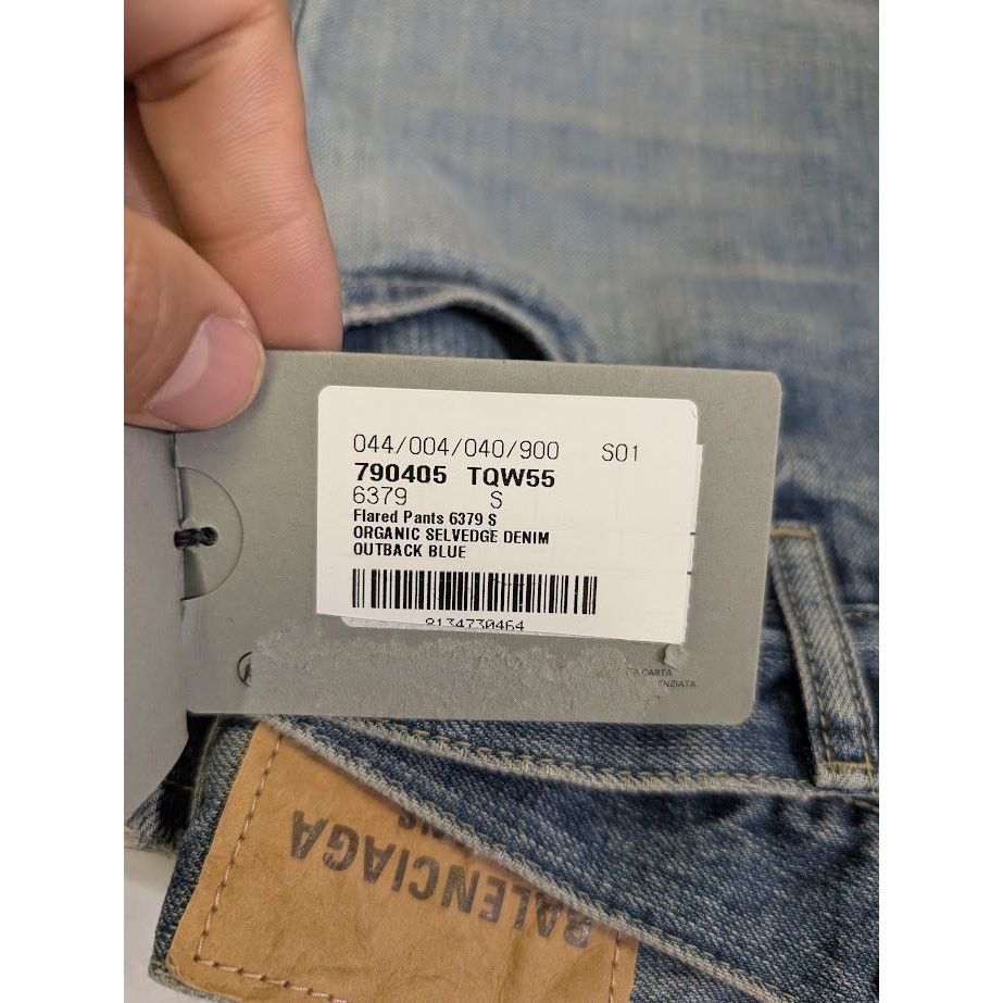 Balenciaga o1rshd1 Q:2 / Flared Denim Pants in Blue Size US 30 / EU 46 - 17 Thumbnail