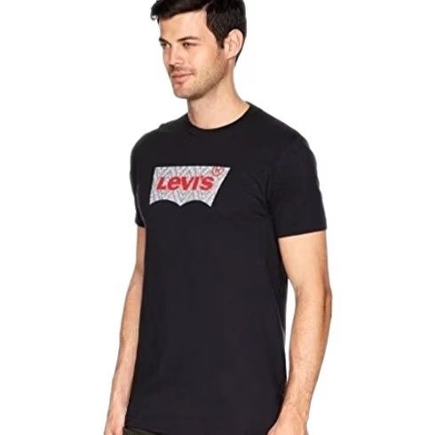 Levi's Levi's Mens T Shirt Classic Fit Small Black Color Logo Levi's Print Graphic Tee Short Sleeve Crew Neck 100% Cotton Size US S / EU 44-46 / 1 - 2 Thumbnail