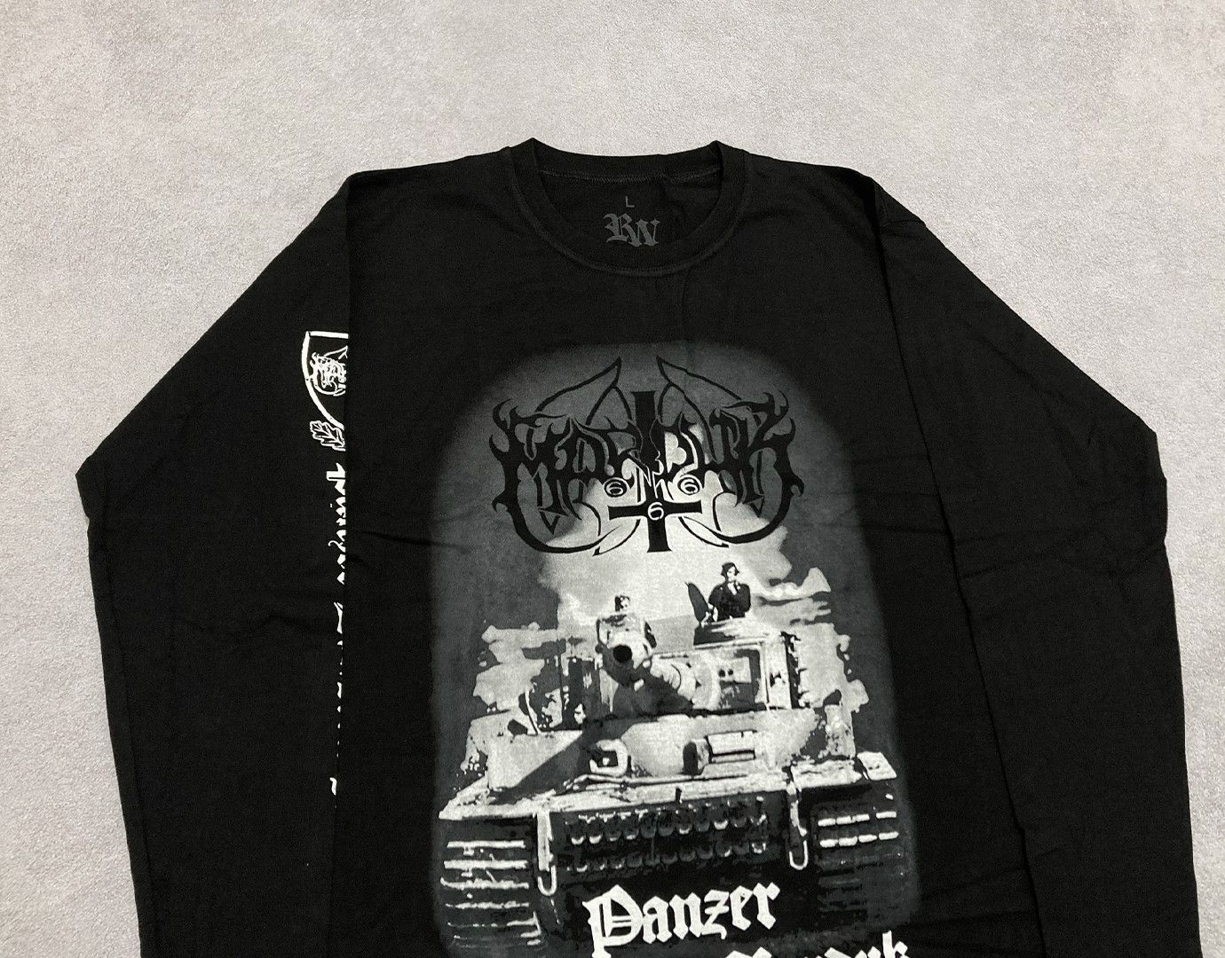Band Tees Long Sleeve Marduk - Panzer Division Marduk - black metal Size US L / EU 52-54 / 3 - 2 Thumbnail