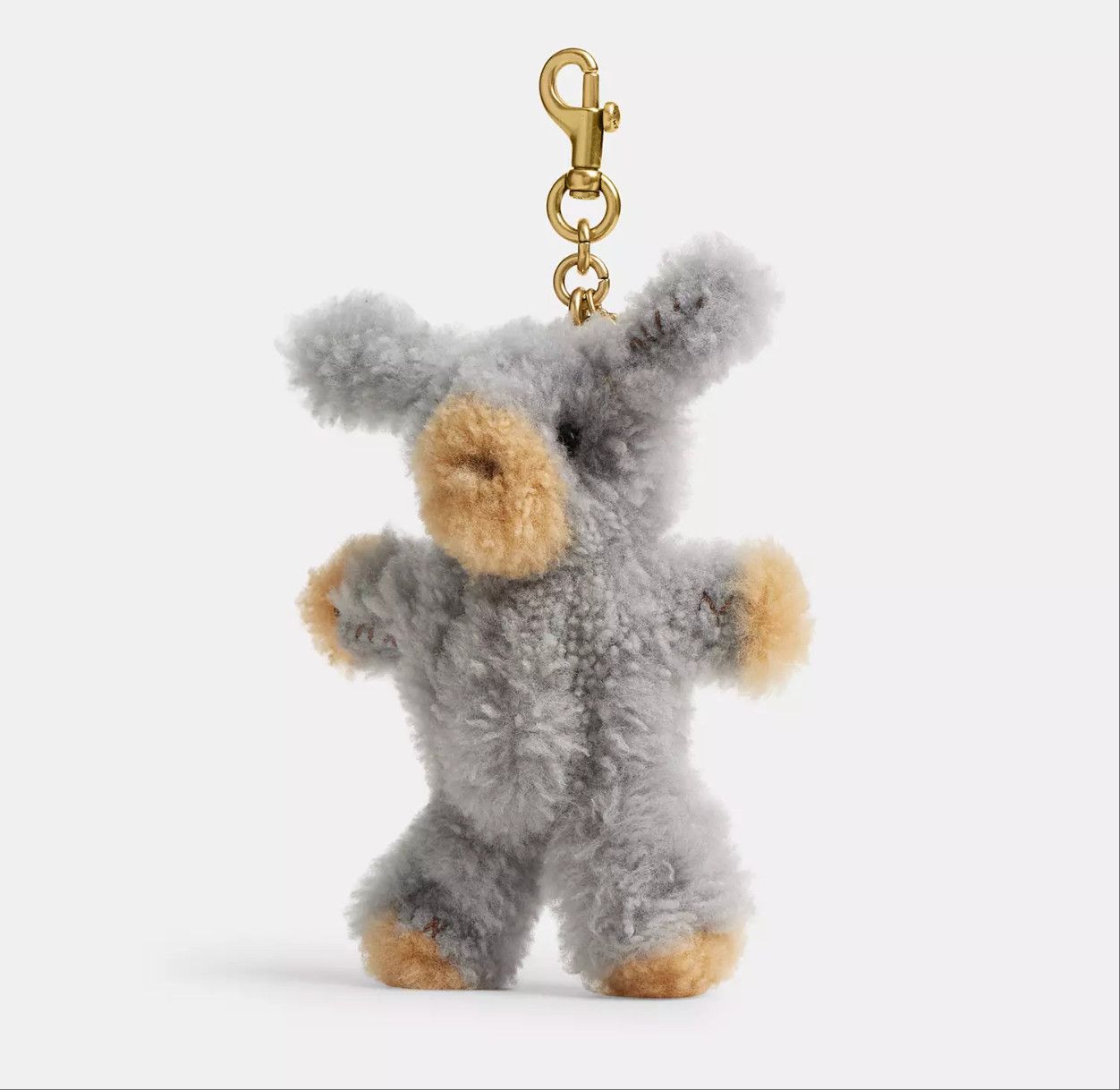 Coach Fuzzy Bag Charm In Shearling CCR23 Size ONE SIZE - 6 Thumbnail