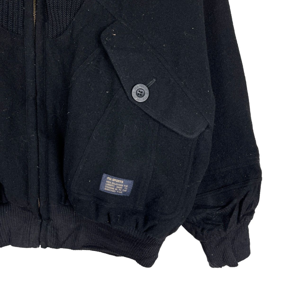 Issey Miyake 🔥 ARCHIVES PIA SPORTS WOOL BOMBER JACKET Size US M / EU 48-50 / 2 - 5 Thumbnail
