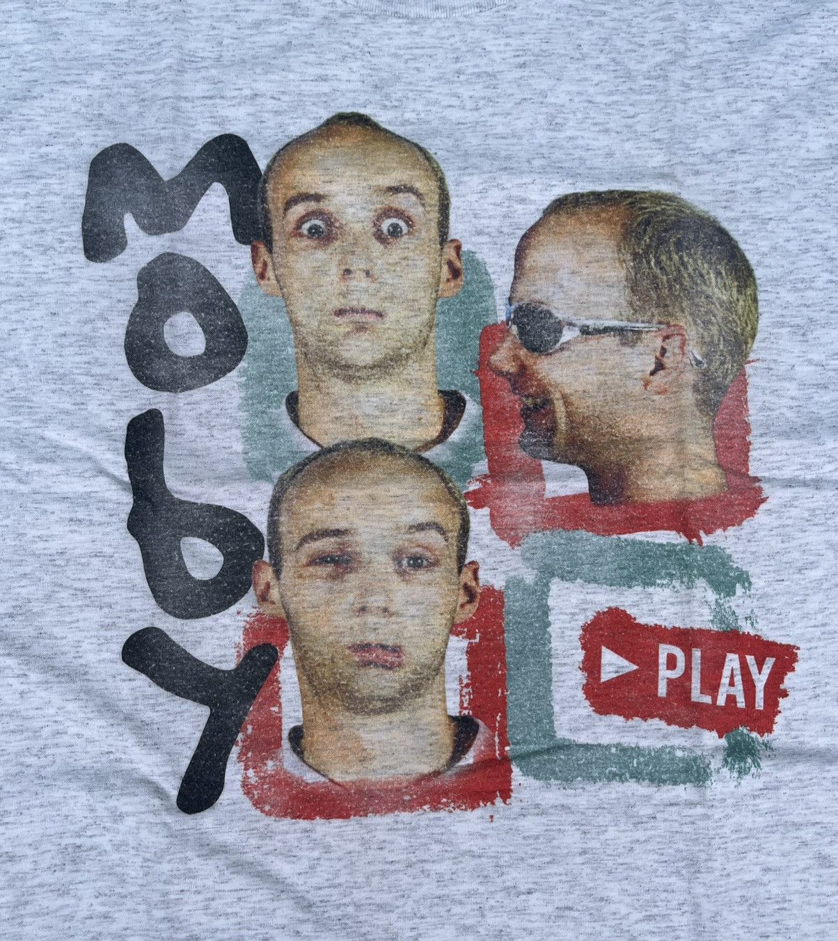 Band Tees Moby Play Tshirt Size US XXL / EU 58 / 5 - 2 Thumbnail