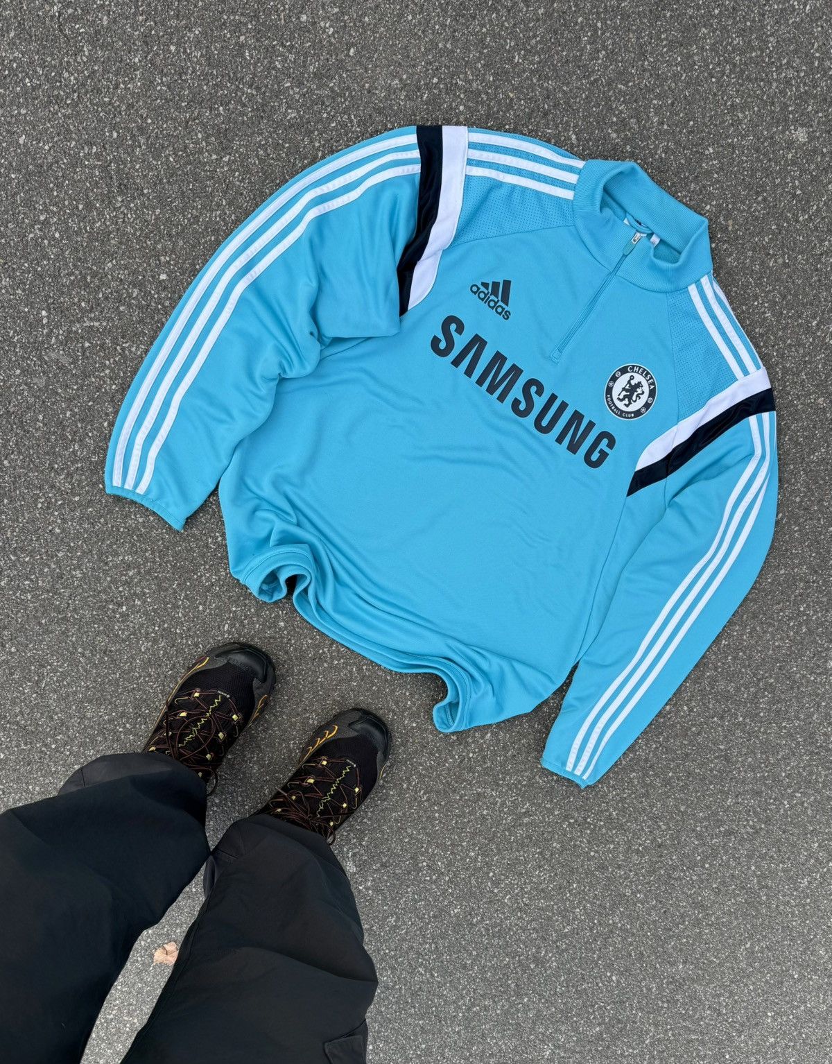 Adidas Adidas Y2K Chelsea Sweatshirt Blokecore Soccer Hype Jacket Size US L / EU 52-54 / 3 - 1 Thumbnail