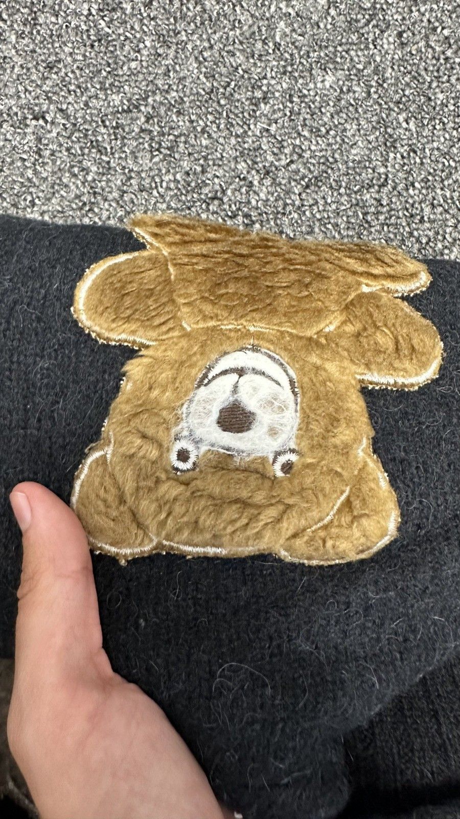 Moschino Archival Moschino Couture 90s Runway Teddy Bear Knit Sweater Size US XS / EU 42 / 0 - 15 Thumbnail