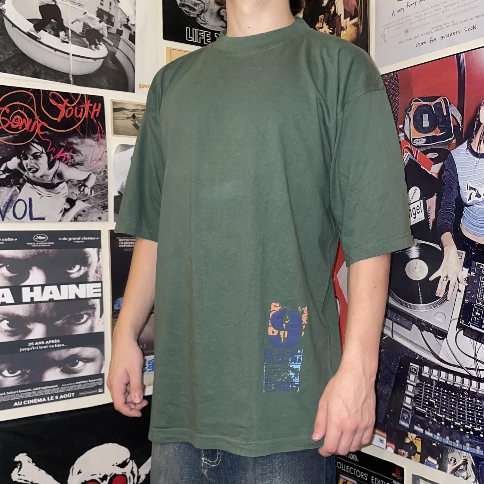 Designer Lifeway 90s Graphic Stencil T-Shirt XXL Size US XXL / EU 58 / 5 - 6 Thumbnail