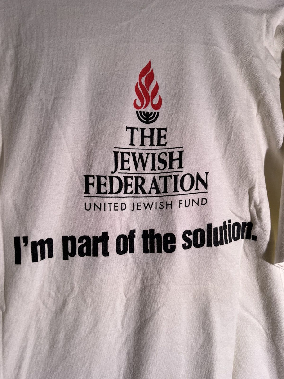 Vintage Y2K 2000’s Vintage Super Sunday United Jewish Fund Retro Tee Size US XL / EU 56 / 4 - 9 Thumbnail