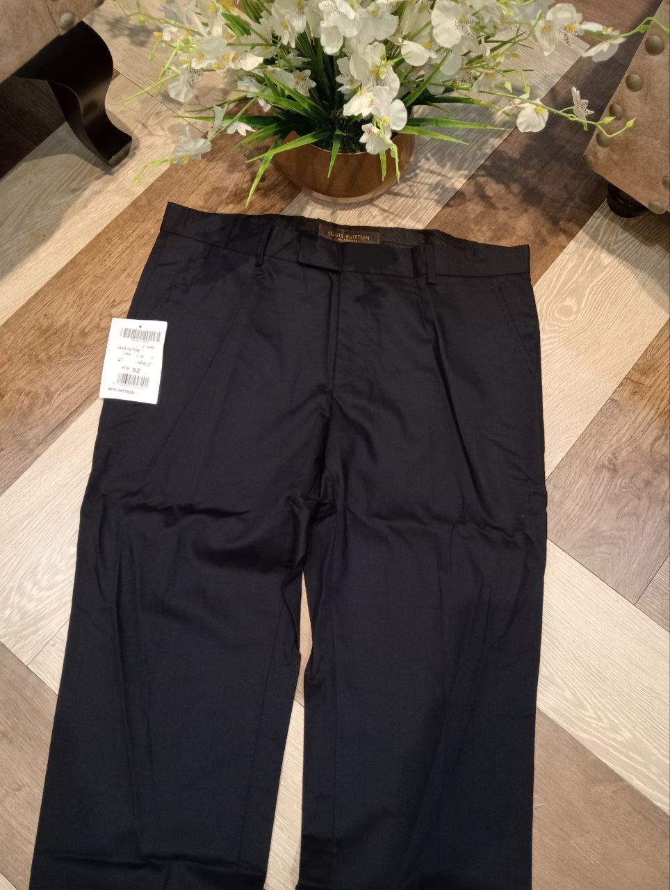 Louis Vuitton LUXURY LOUIS VUITTON UNIFORMES LAINE WOOL PANTS - SIZE 52 Size US 36 / EU 52 - 3 Thumbnail