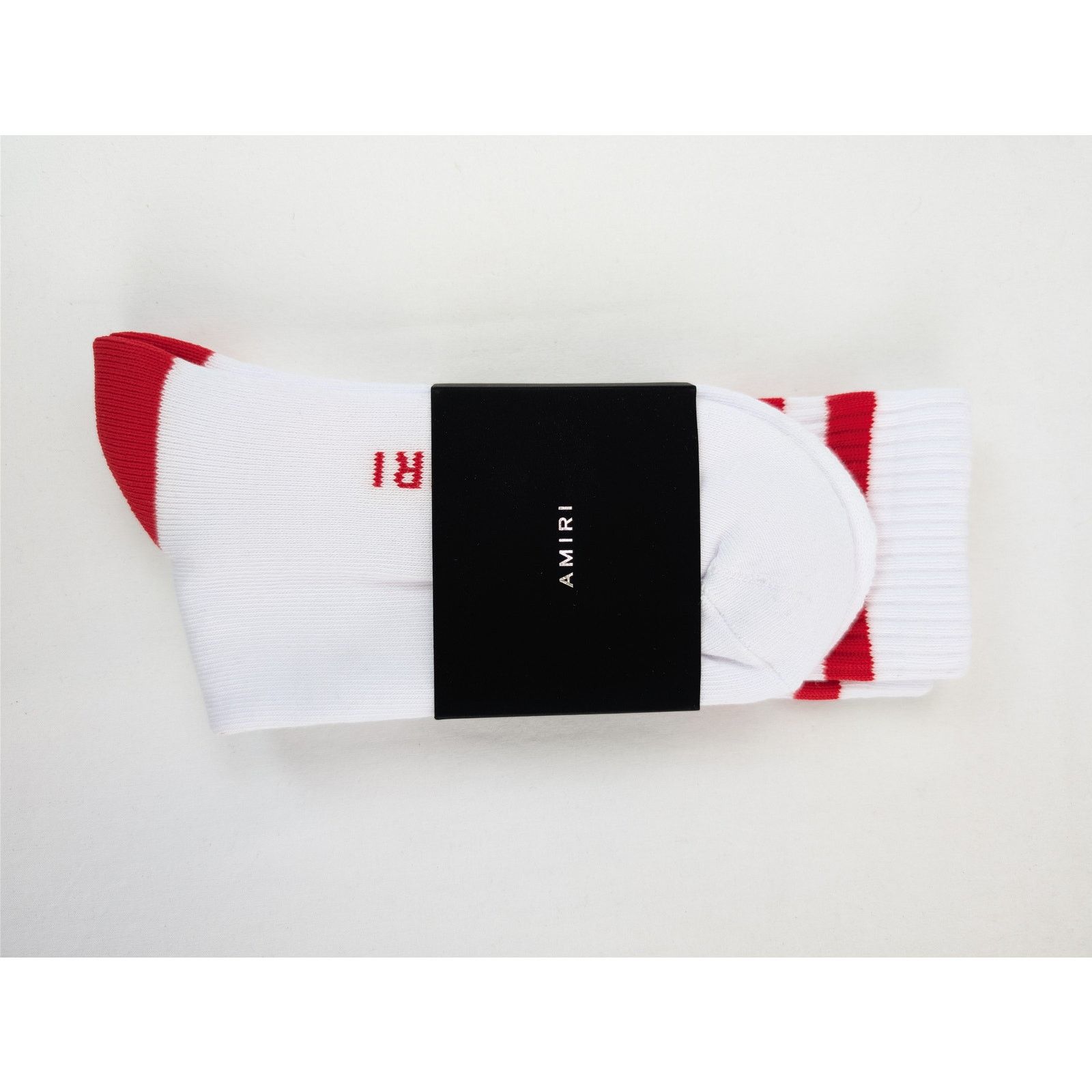 Amiri o1rshd1 Size: 43-44 / MA Tube Socks in White / Red Size ONE SIZE - 12 Thumbnail