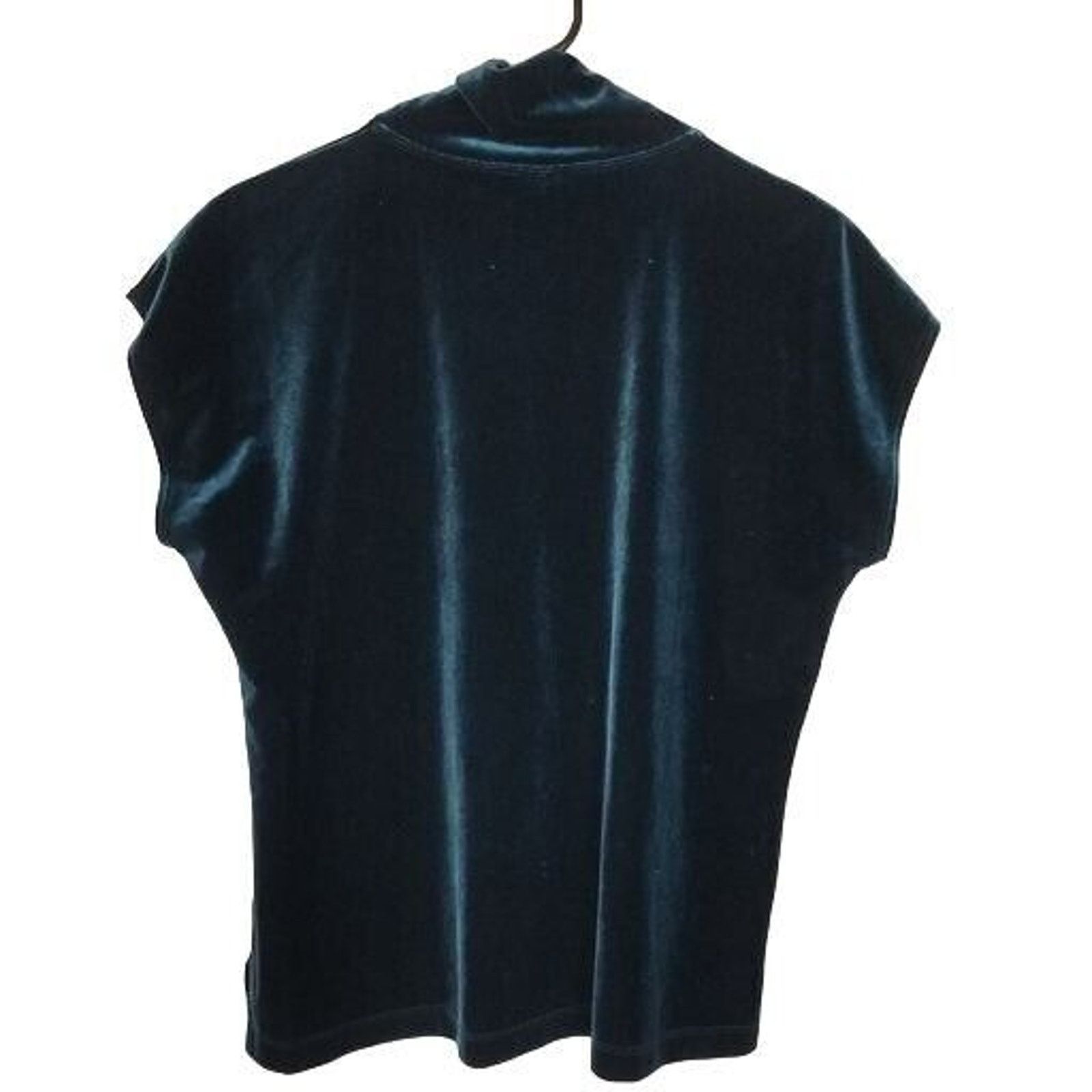 Chicos Chicos Velvet Top Mock Neck Size 2 (Large) Holiday Cocktail Size XS / US 0-2 / IT 36-38 - 6 Thumbnail
