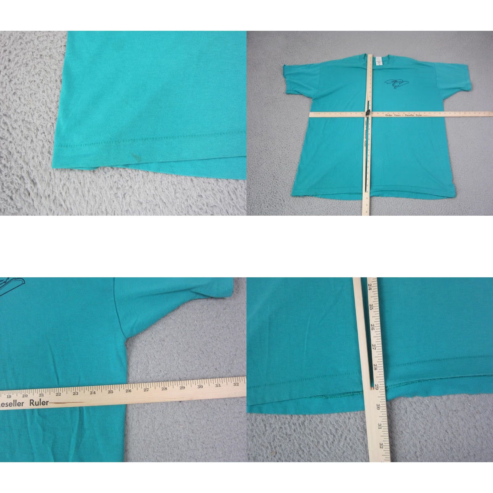 Fruit Of The Loom VINTAGE Fruit of the Loom Shirt Mens 2XL Blue Single Stitch Made in USA 90s Size US XXL / EU 58 / 5 - 9 Thumbnail