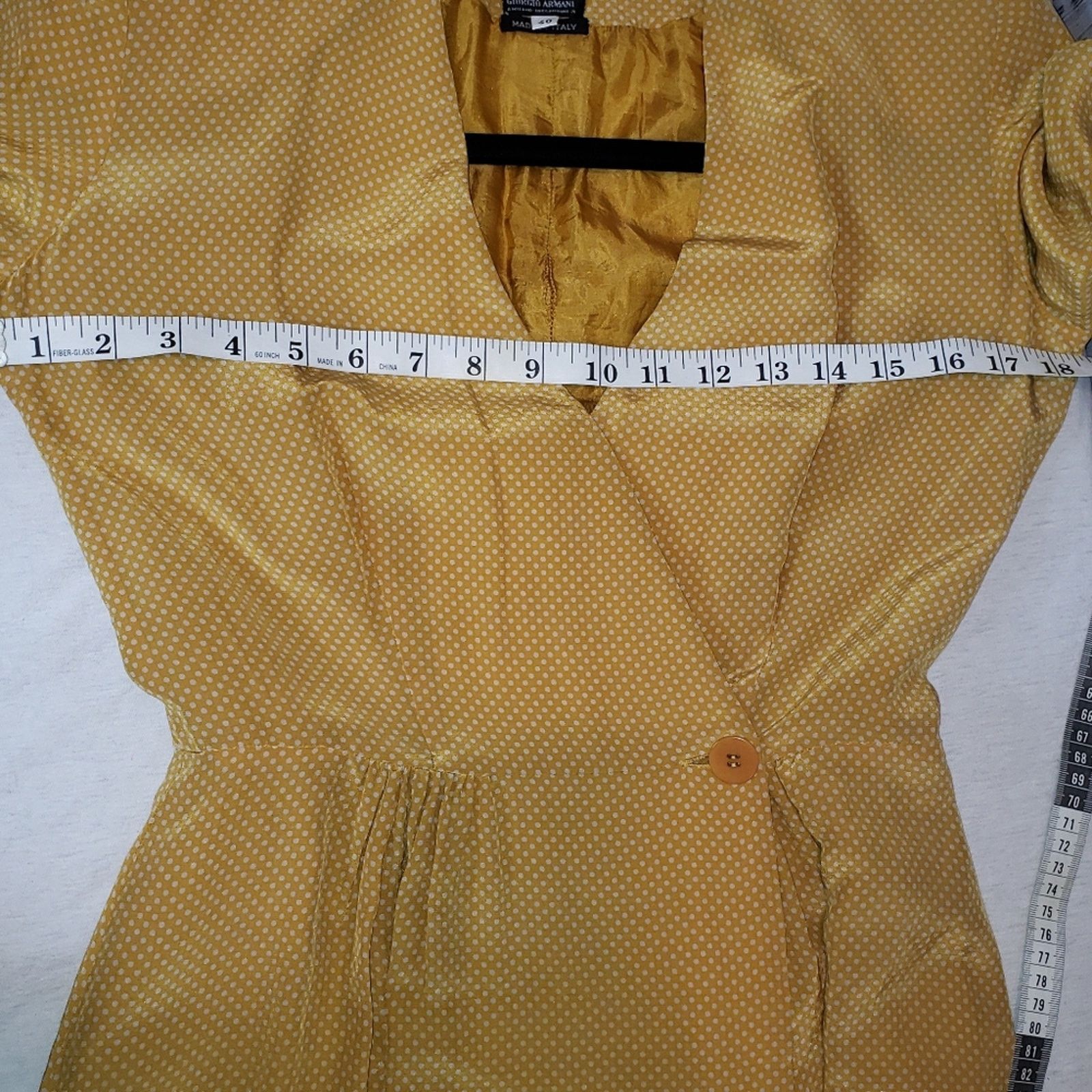 Giorgio Armani Vintage 100% silk Giorgio Armani Black Labe dress EU Sz 40. Size S / US 4 / IT 40 - 10 Thumbnail