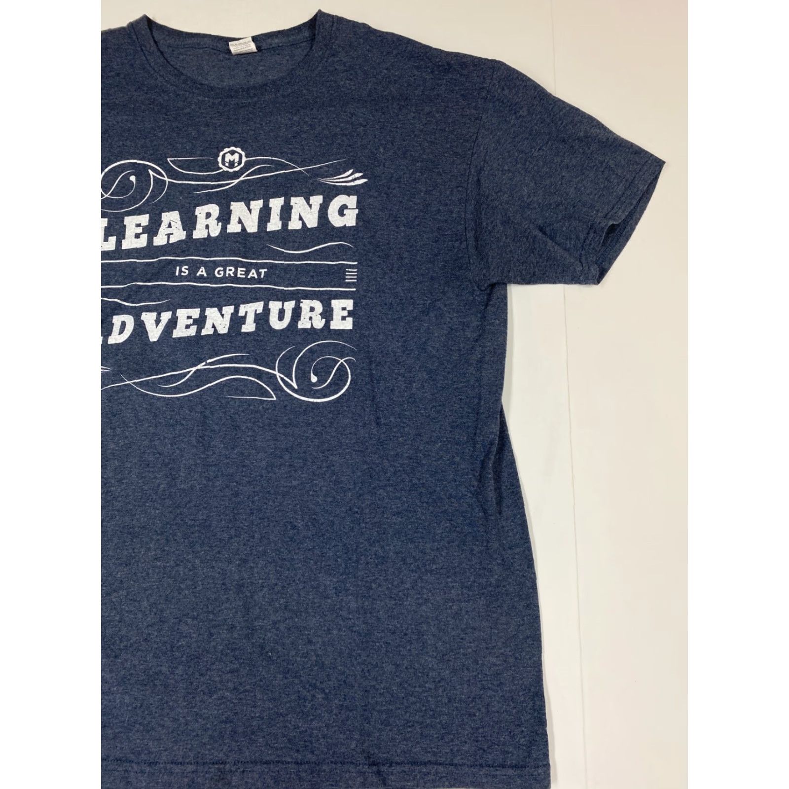 Fruit Of The Loom Learning Mens shirt L blue Great Adventure T-Shirt Fruit of the Loom Crew Neck Short Sleeve Cotton Logo Harry Potter Classic 90s Mens Regular None Size US L / EU 52-54 / 3 - 2 Thumbnail
