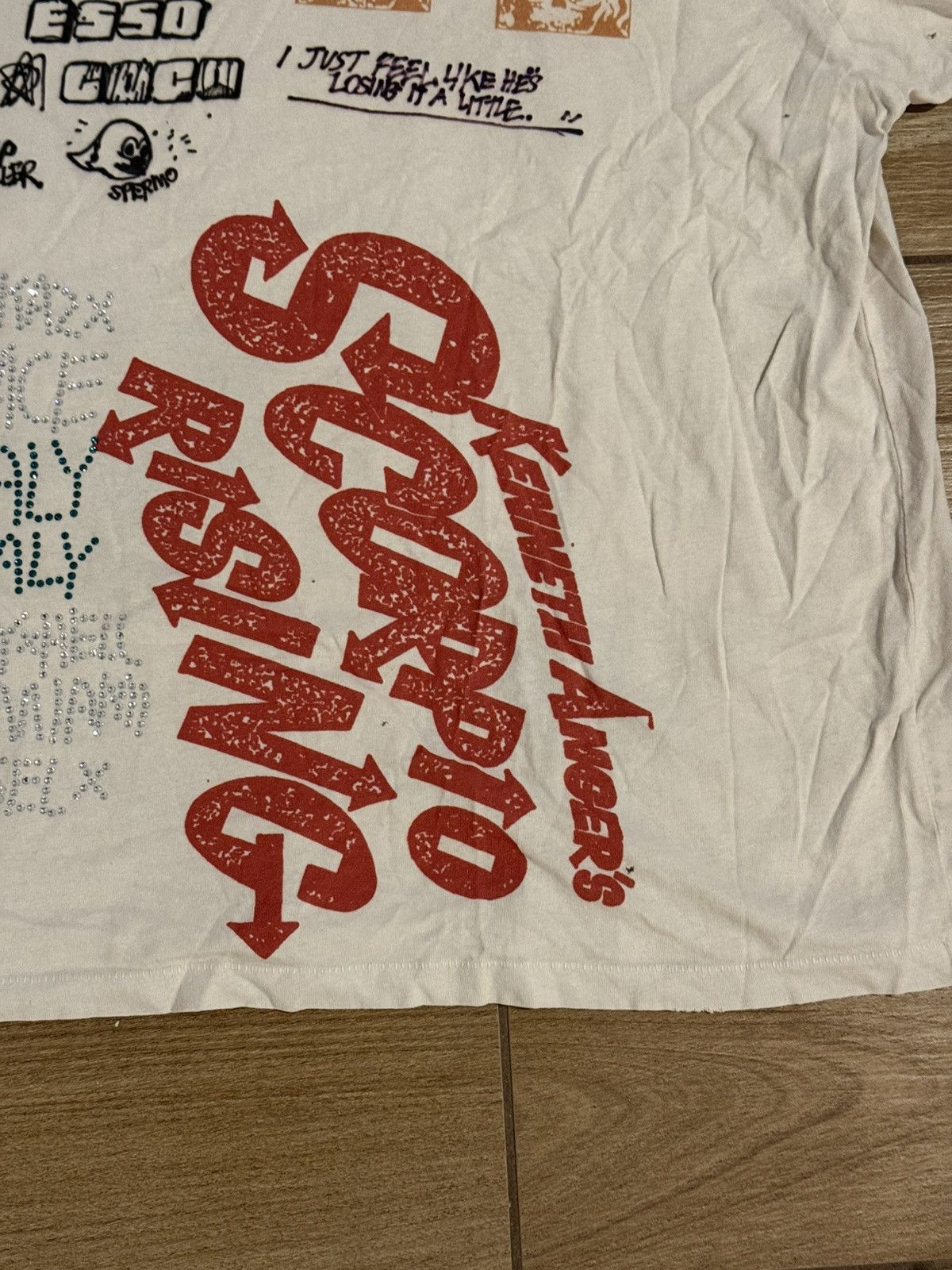Paly Hollywood Paly Hollywood Scorpio Rising Tee - Ivory Size US XXL / EU 58 / 5 - 4 Thumbnail